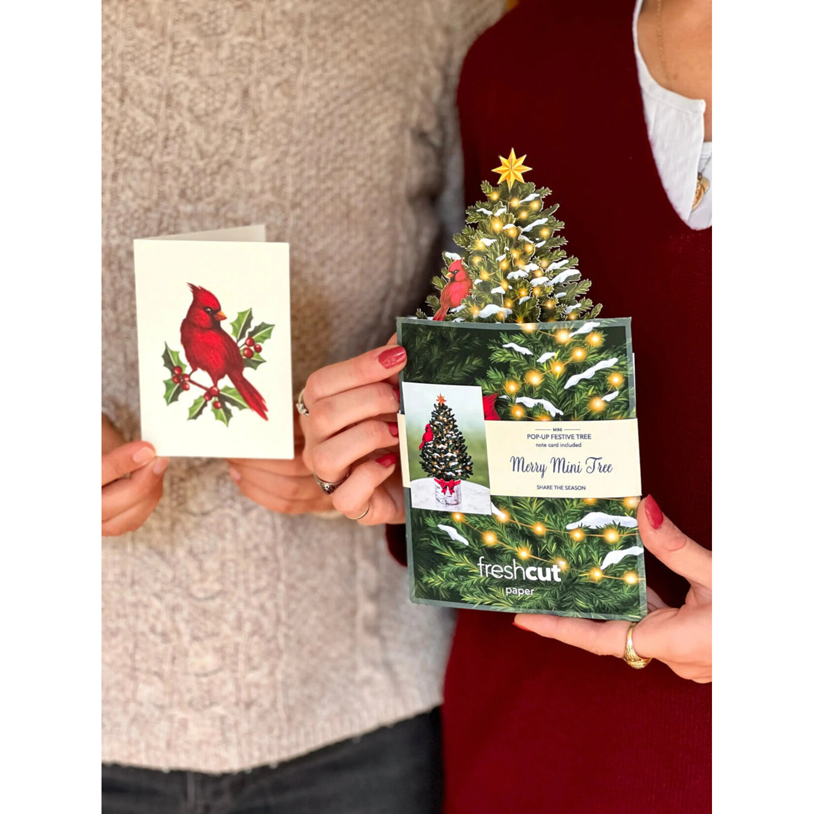 FreshCut Paper Christmas Mini Pop-Up - Mini Merry Tree