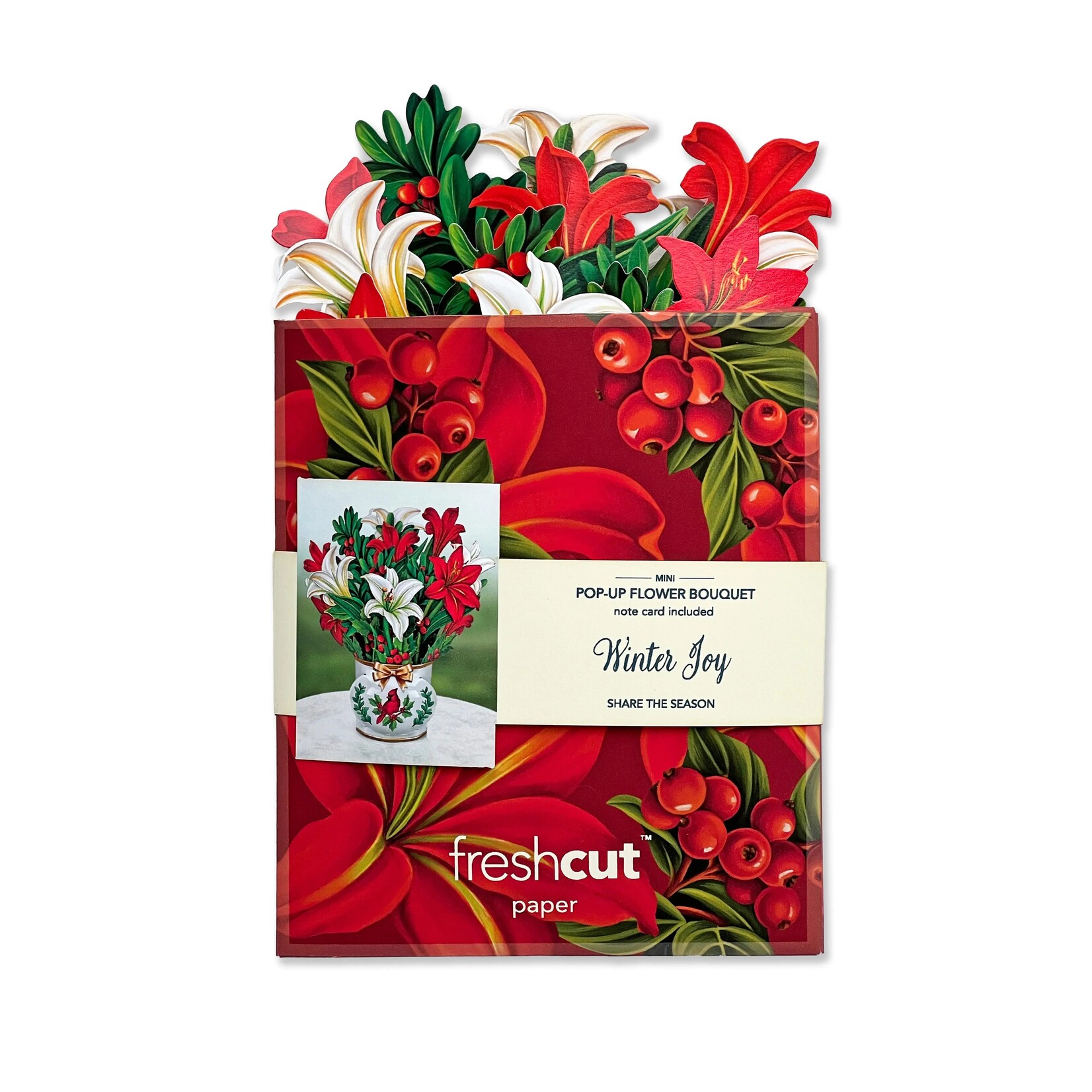 Christmas Mini Pop Up Card - Winter Joy