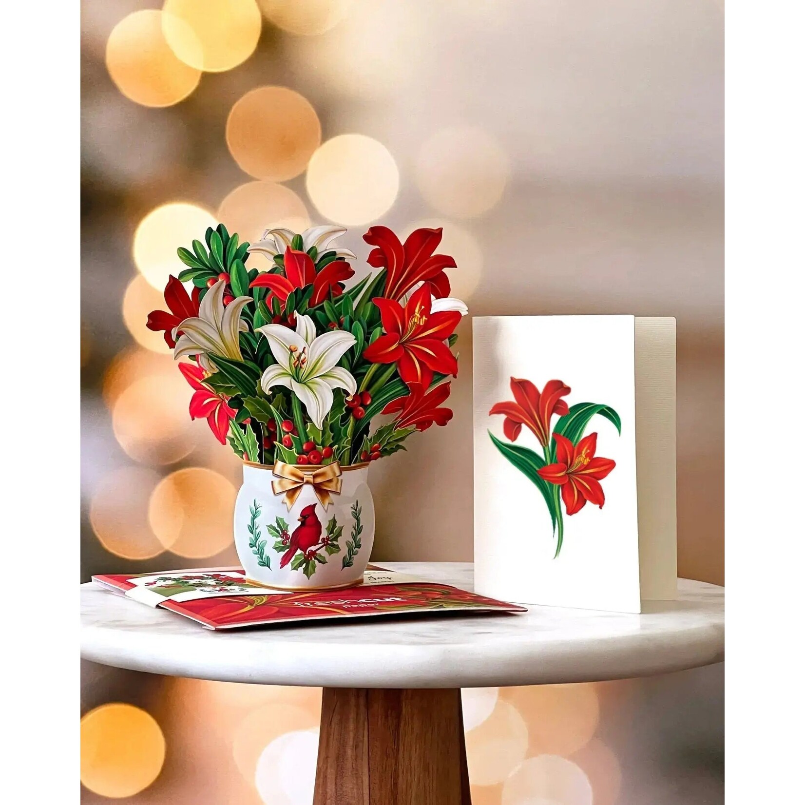 FreshCut Paper Christmas Mini Pop Up Card - Winter Joy