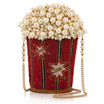 Mary Frances Accessories BAG S002-597 Movie Night Popcorn Bucket Handbag