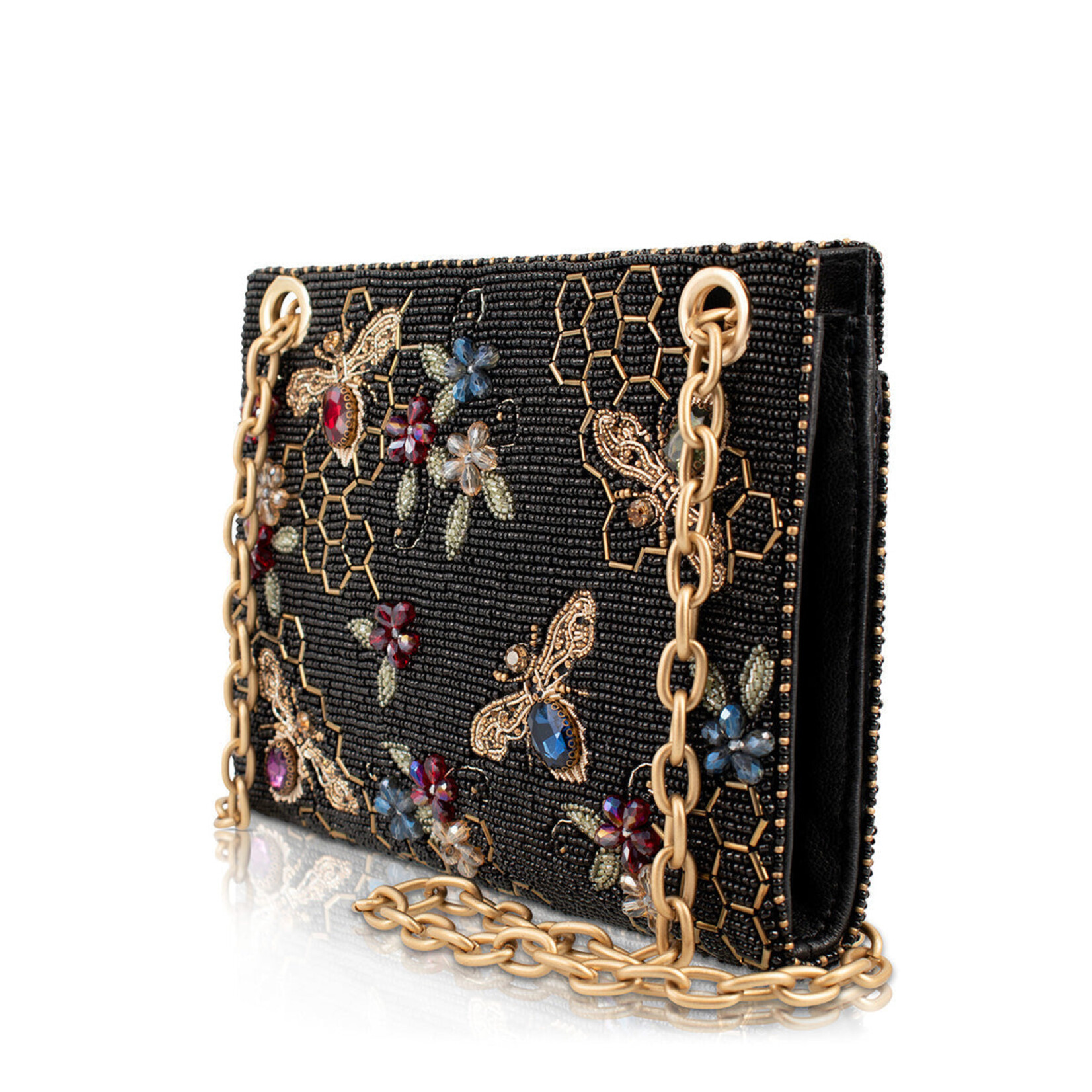 Mary Frances Accessories BAG S002-598 Haute Hive Bees and Honeycomb Handbag