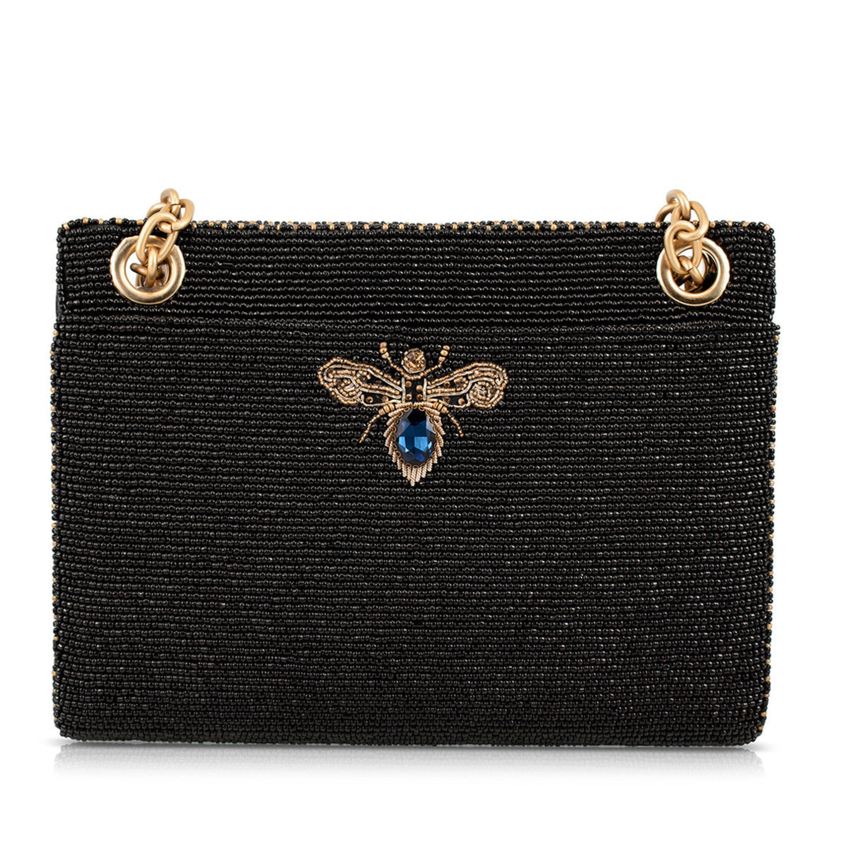 Mary Frances Accessories BAG S002-598 Haute Hive Bees and Honeycomb Handbag