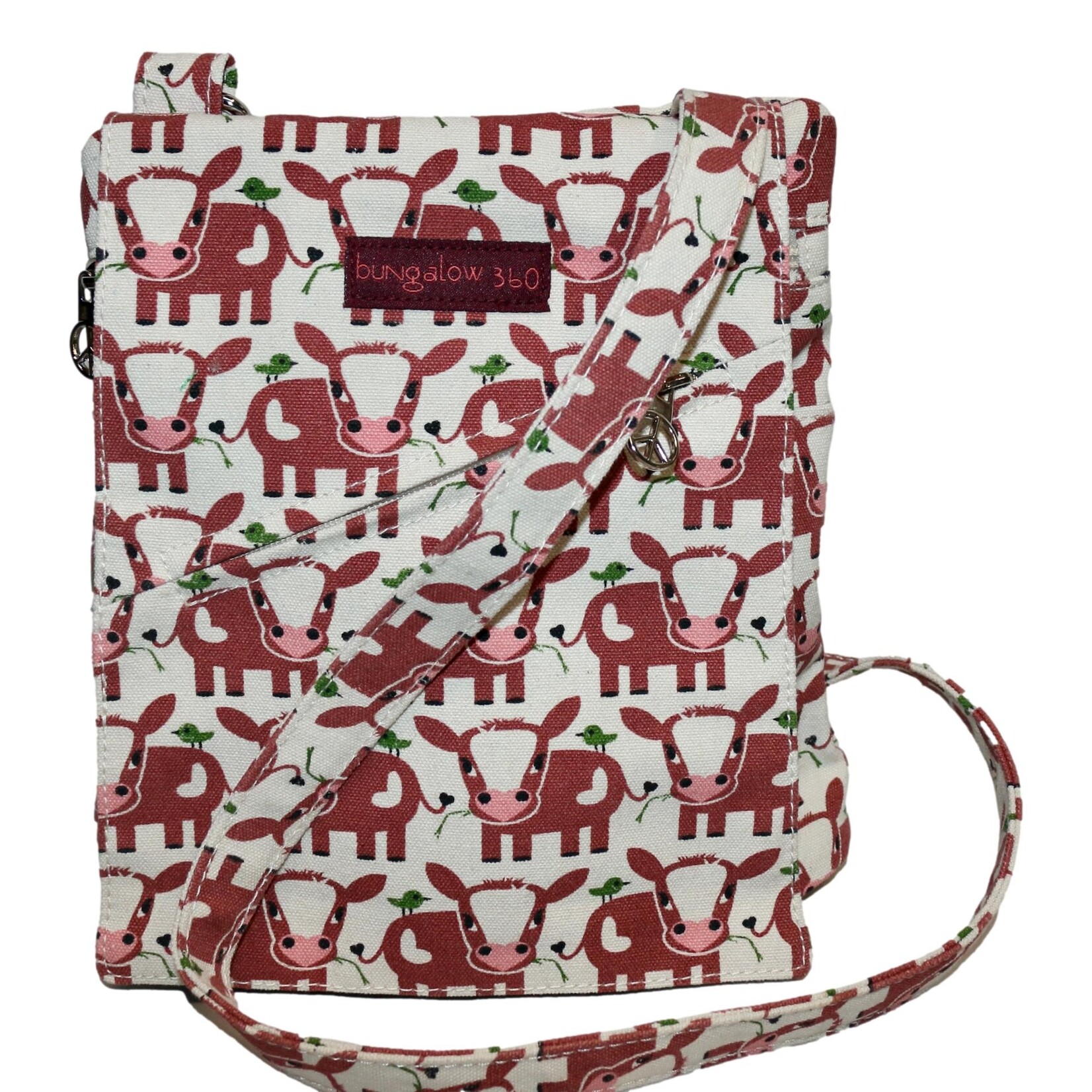Bungalow 360 Small Messenger Bag  - Cow