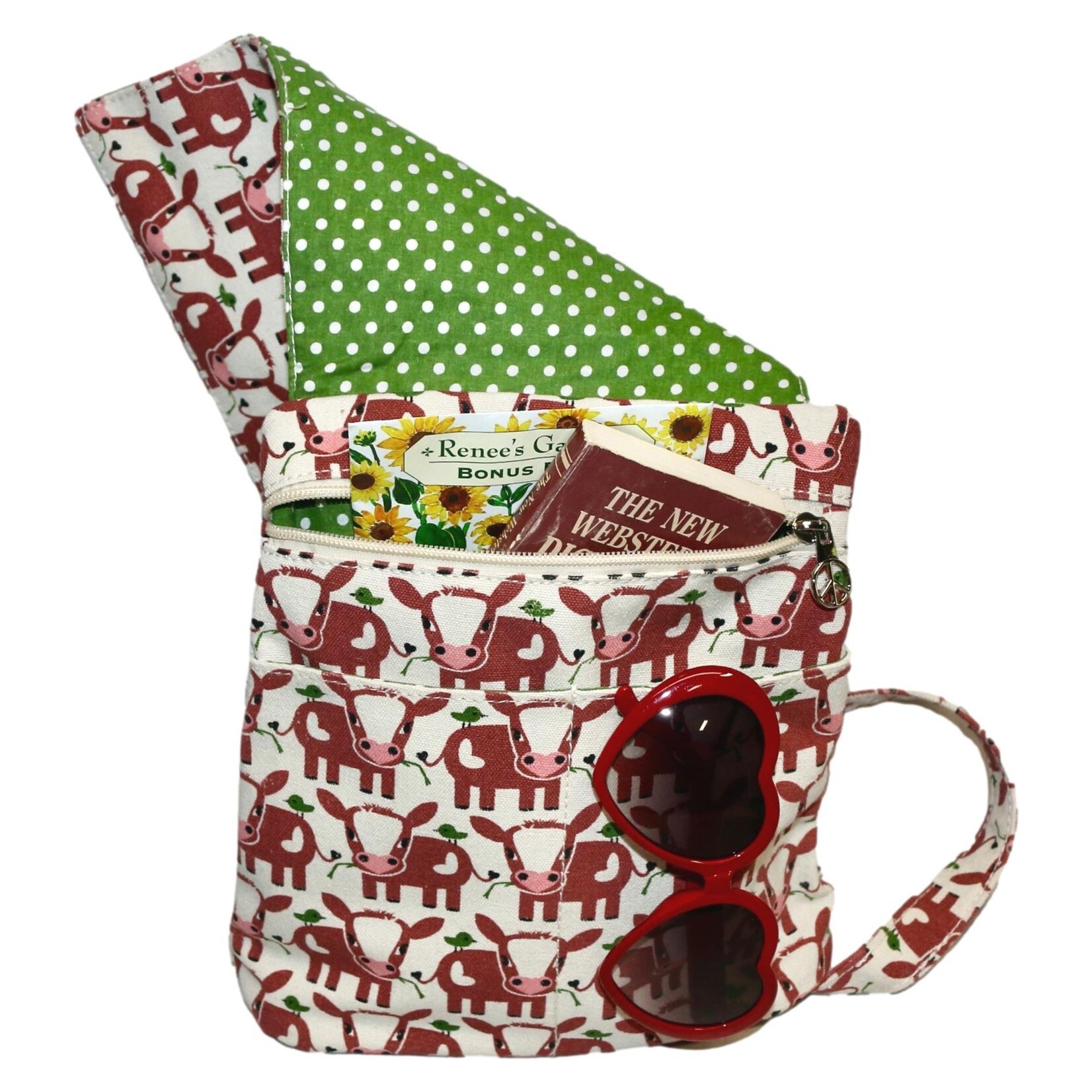 Bungalow 360 Small Messenger Bag  - Cow