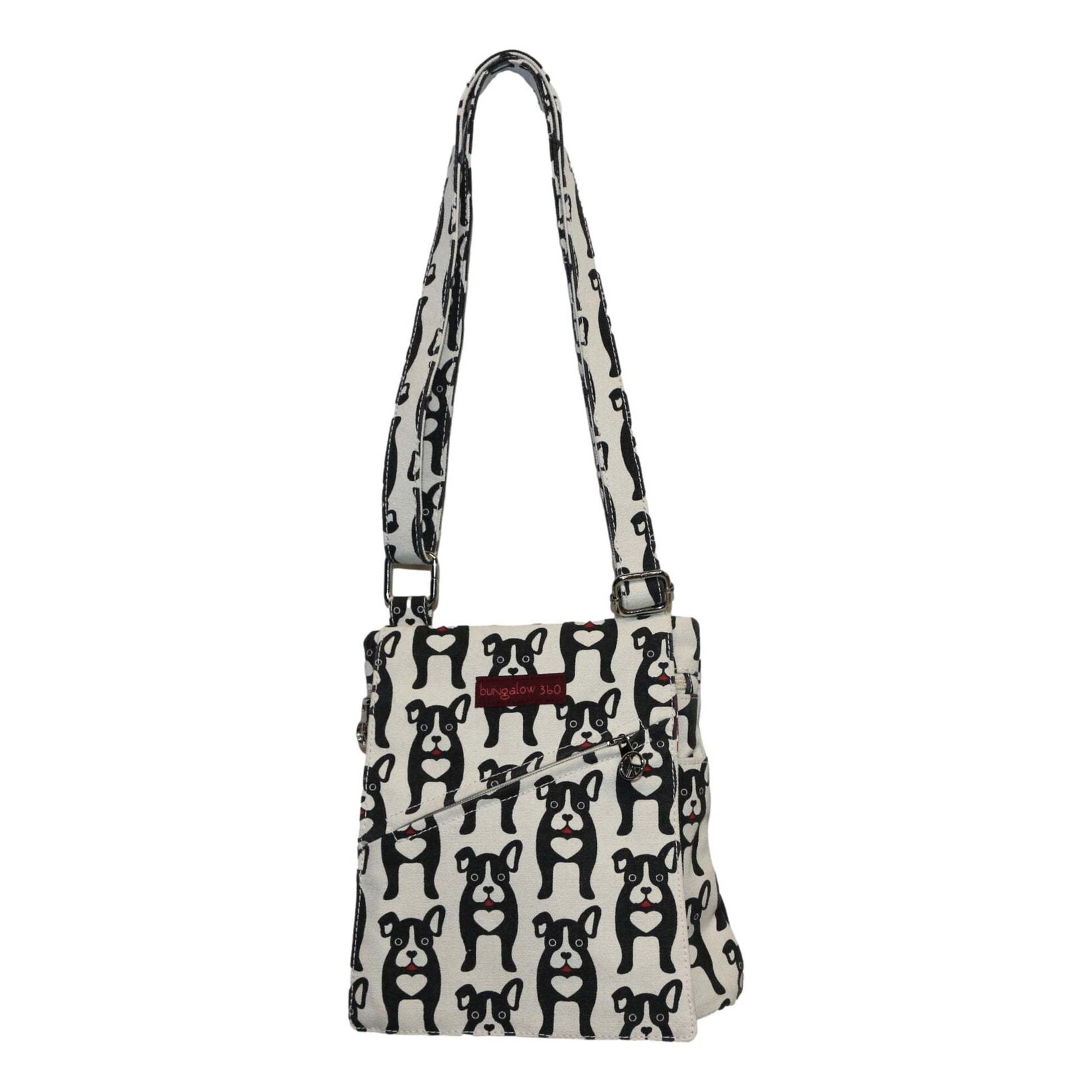 Bungalow 360 Small Messenger Bag - Black Dog