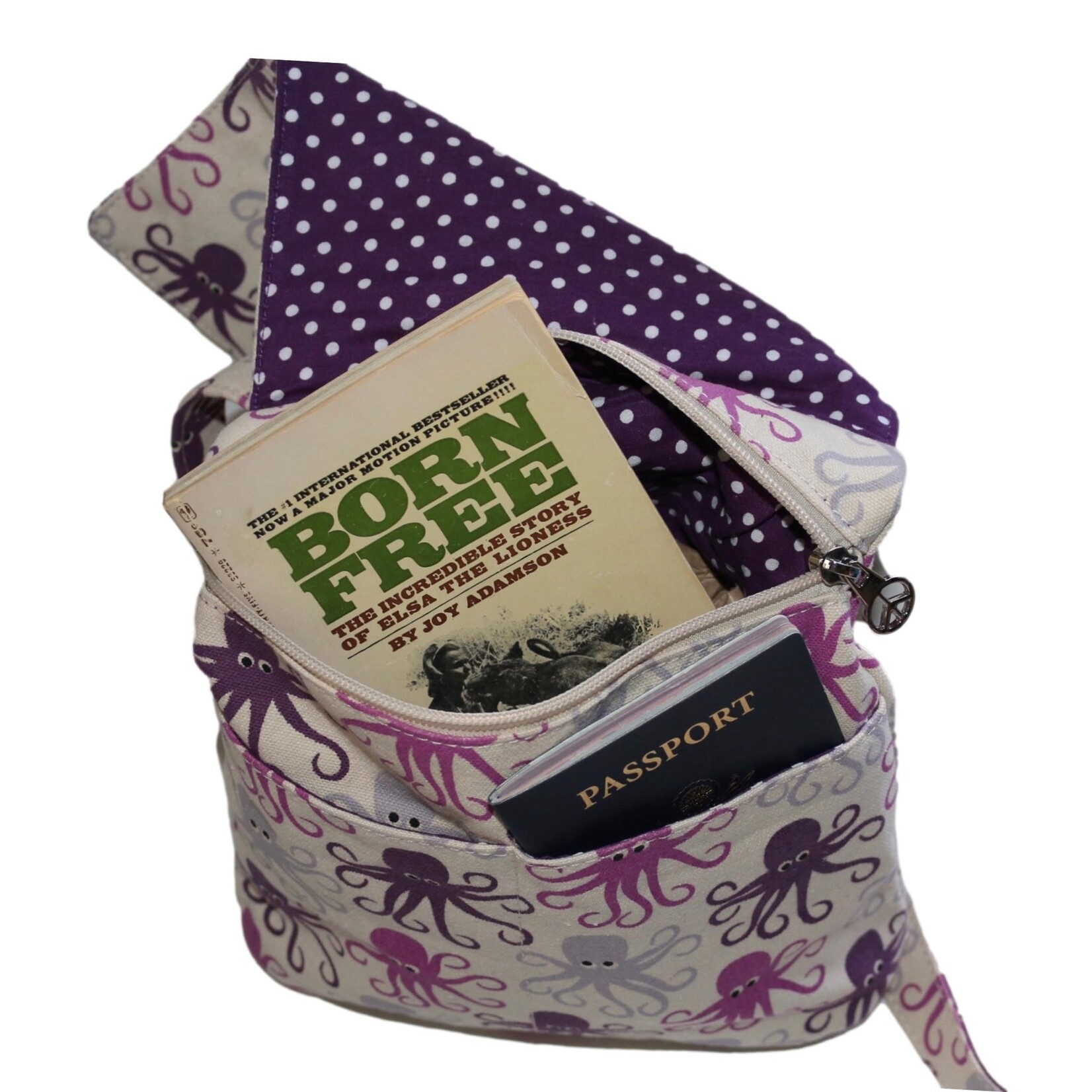 Bungalow 360 Small Messenger Bag - Octopus