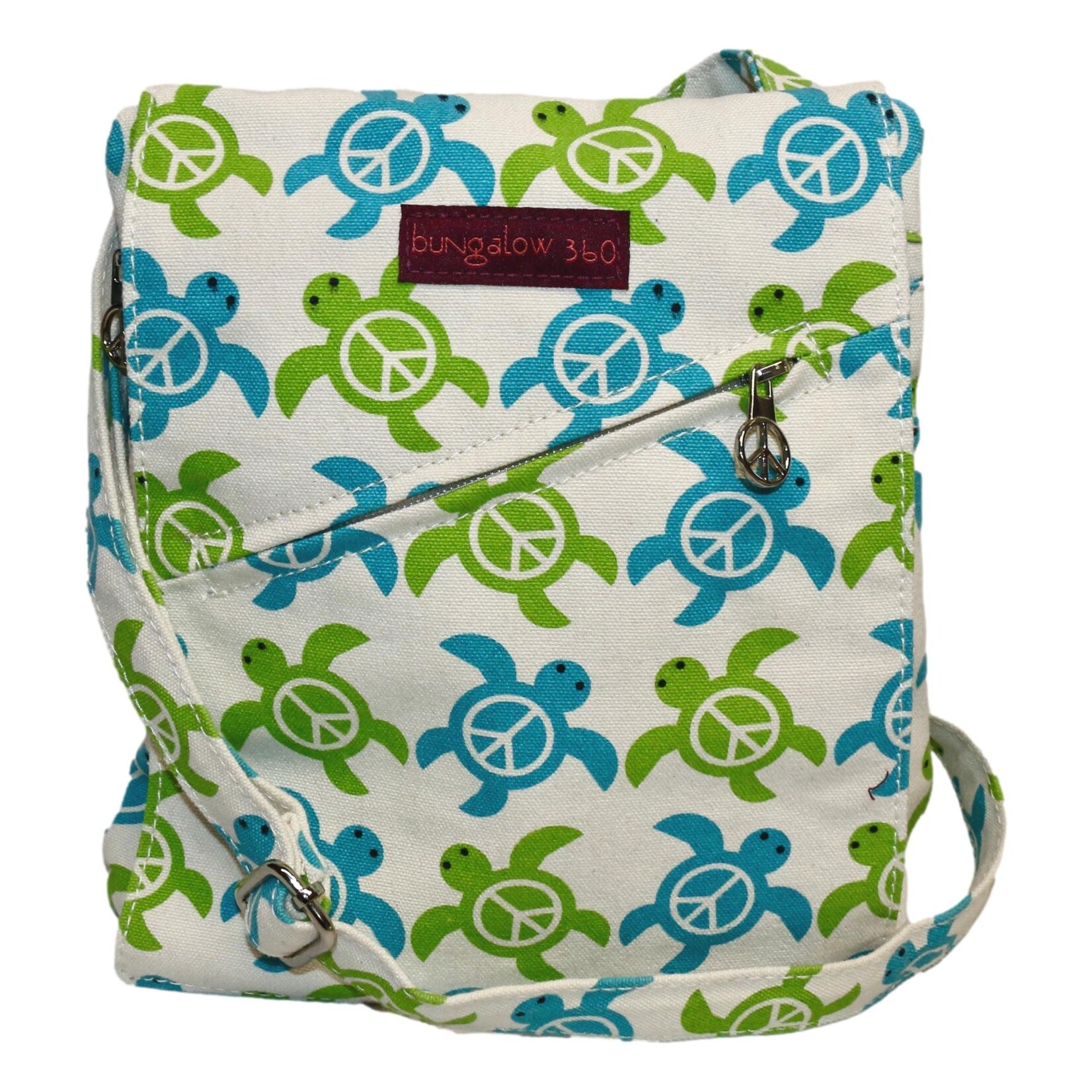 Bungalow 360 Small Messenger Bag - Sea Turtle
