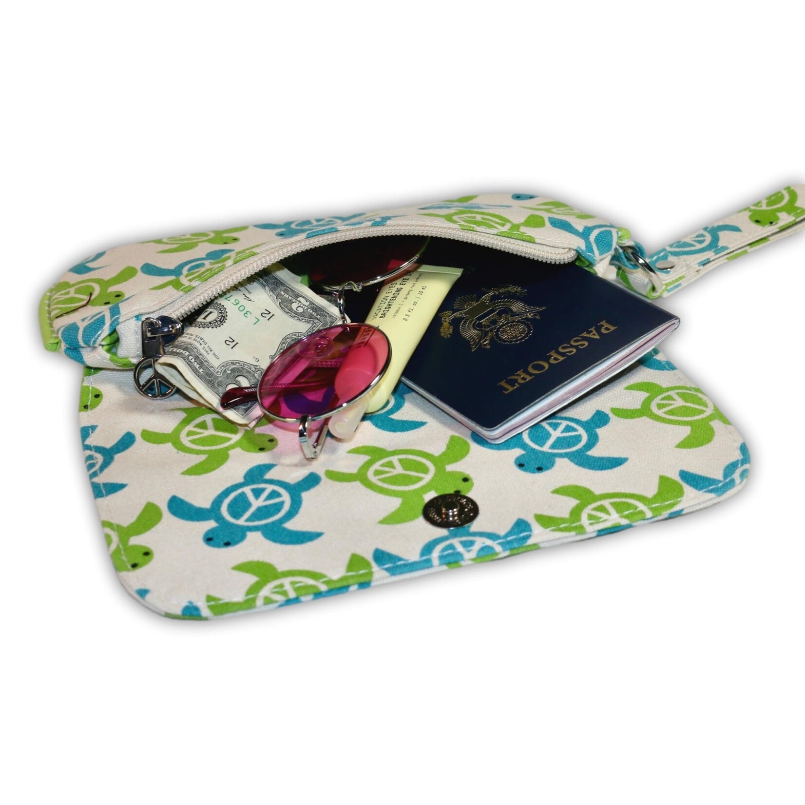 Bungalow 360 Wristlet - Sea Turtle