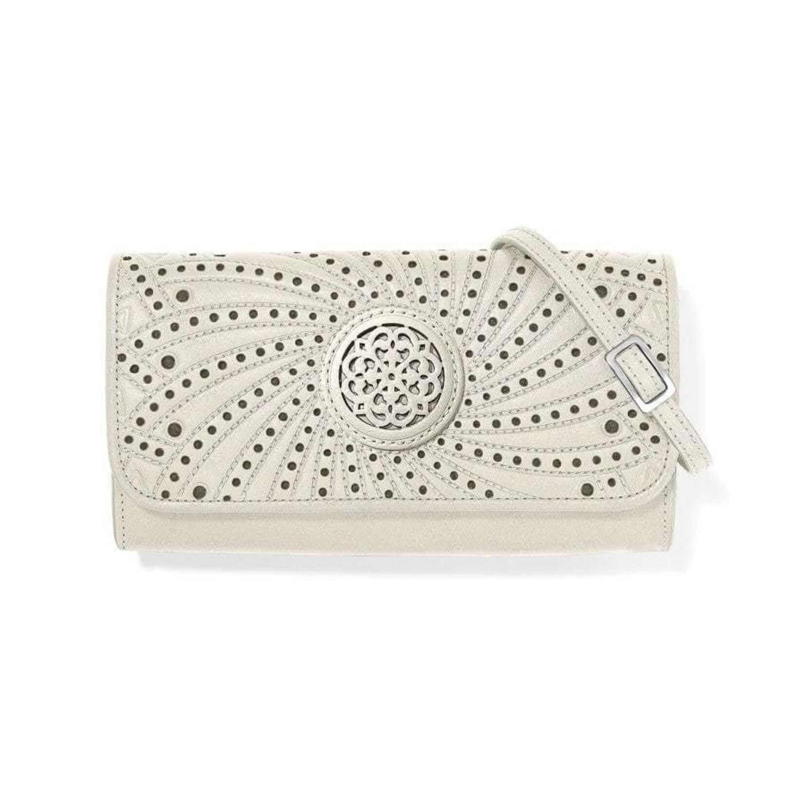 Brighton T35702 Ferrara La Belezza Large Wallet - White