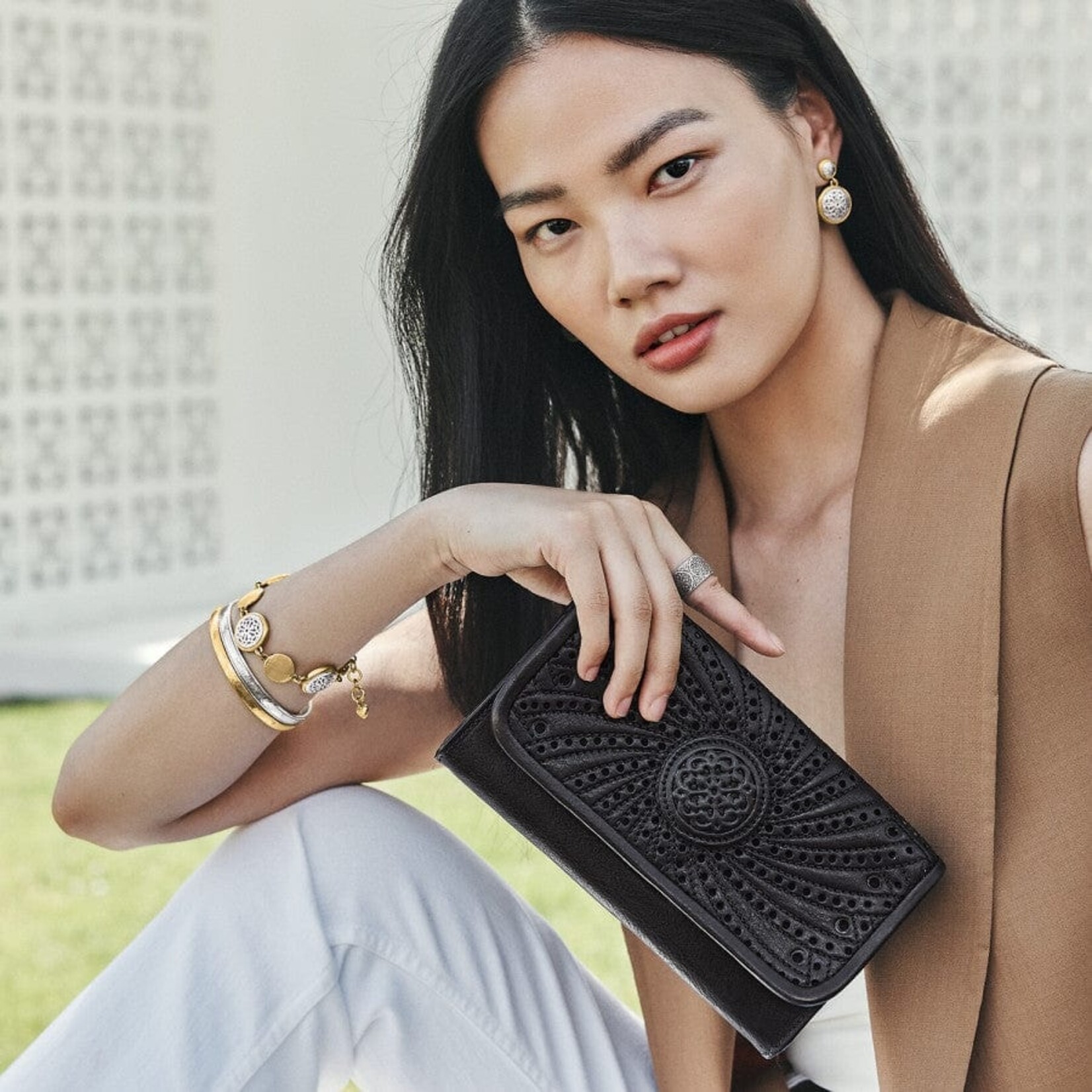 T35702 Ferrara La Belezza Large Wallet - White