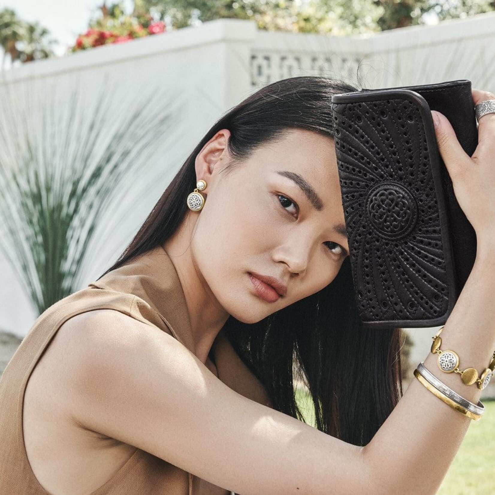 T35702 Ferrara La Belezza Large Wallet - White