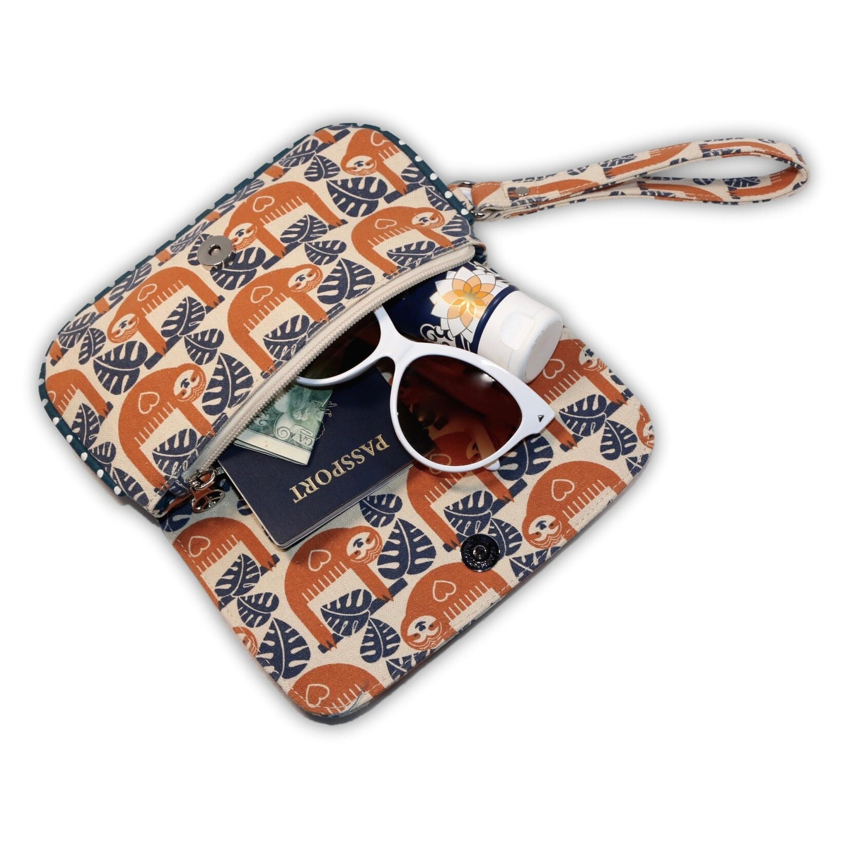 Bungalow 360 Wristlet - Sloth