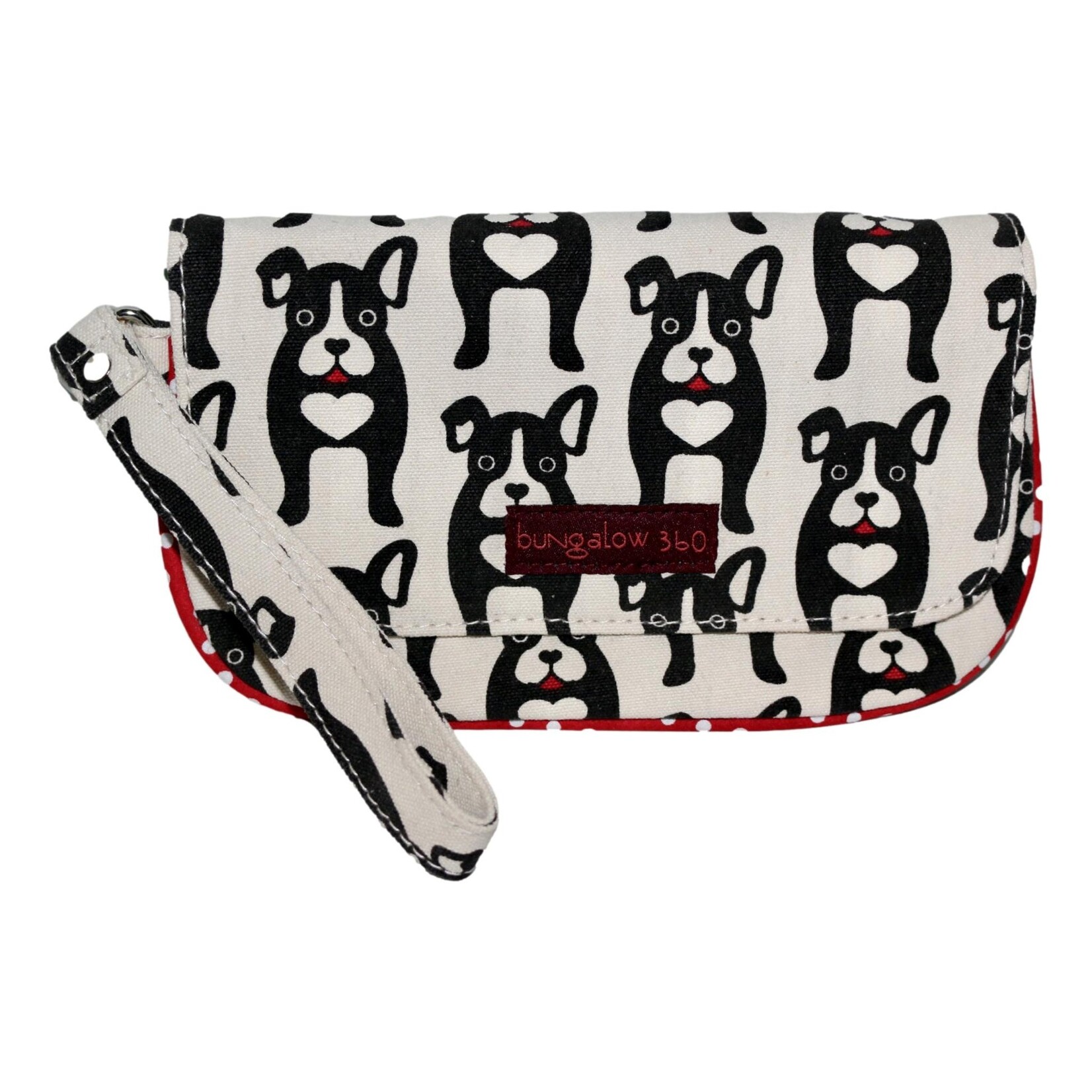 Bungalow 360 Wristlet - Black Dog