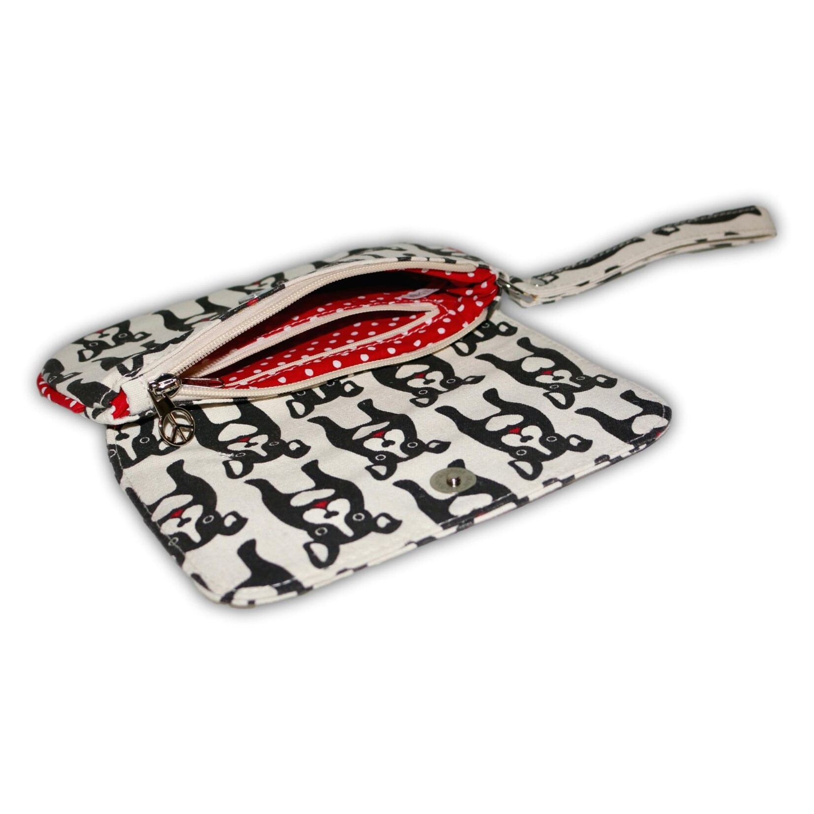 Bungalow 360 Wristlet - Black Dog