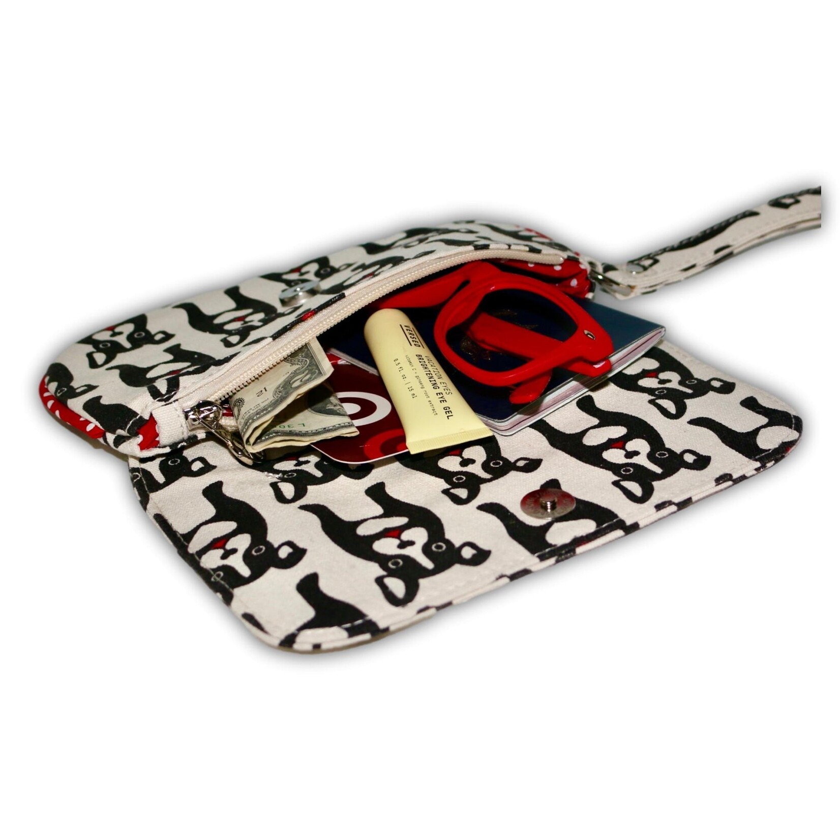 Bungalow 360 Wristlet - Black Dog