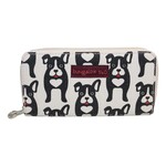 Bungalow 360 Zip Around Wallet - Black Dog