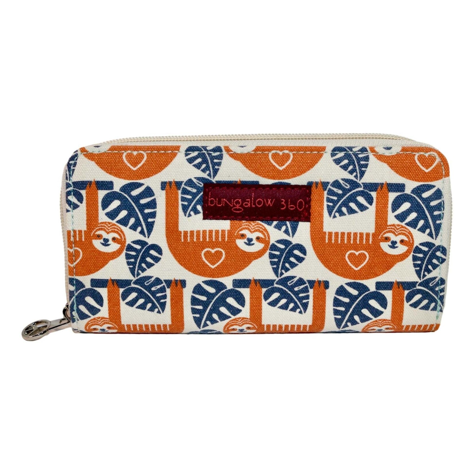 Bungalow 360 Zip Around Wallet - Sloth