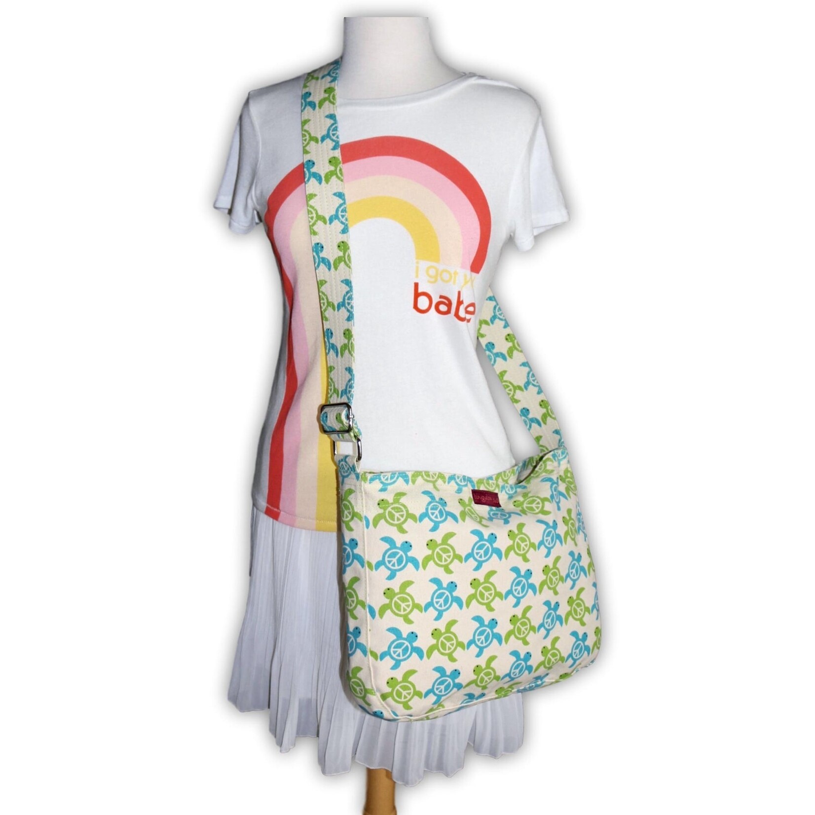 Bungalow 360 Messenger Bag  - Sea Turtle
