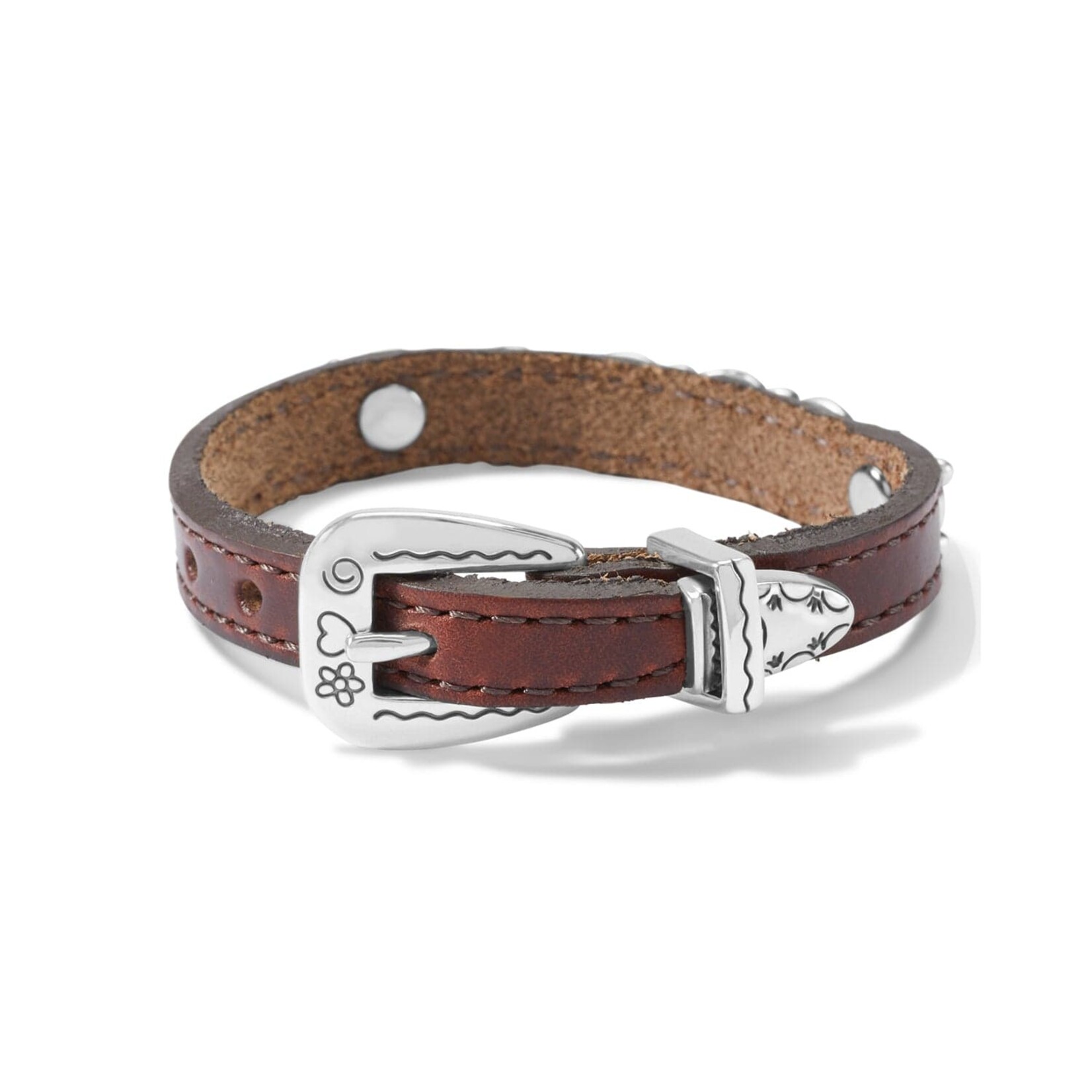 Brighton 07365 Harmony Bandit Bracelet - 3/8 Brown