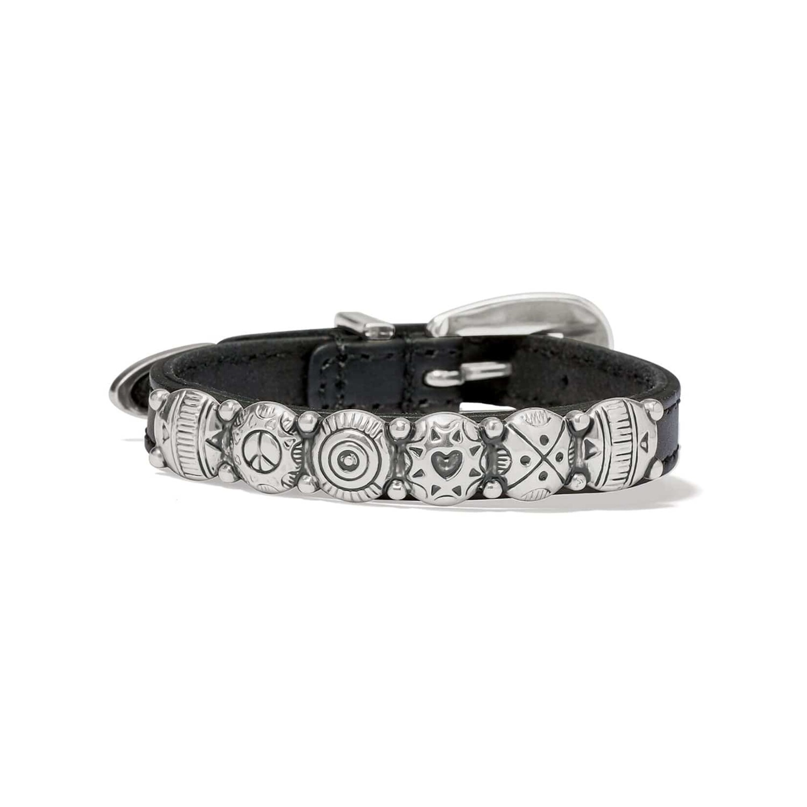 Brighton 07365A Harmony Bandit Bracelet - 3/8 Black