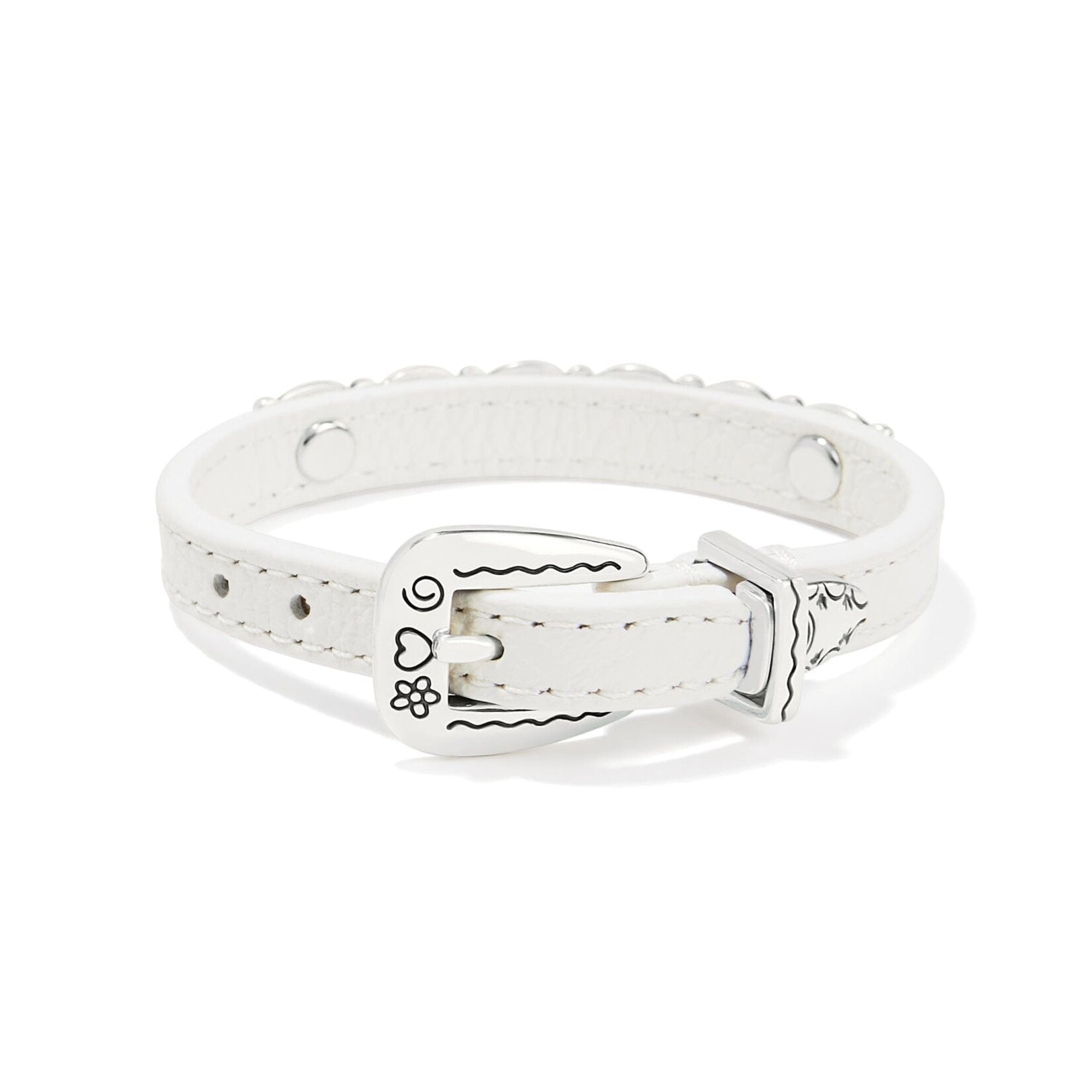 Brighton 07365J Harmony Bandit Bracelet 3/8 White