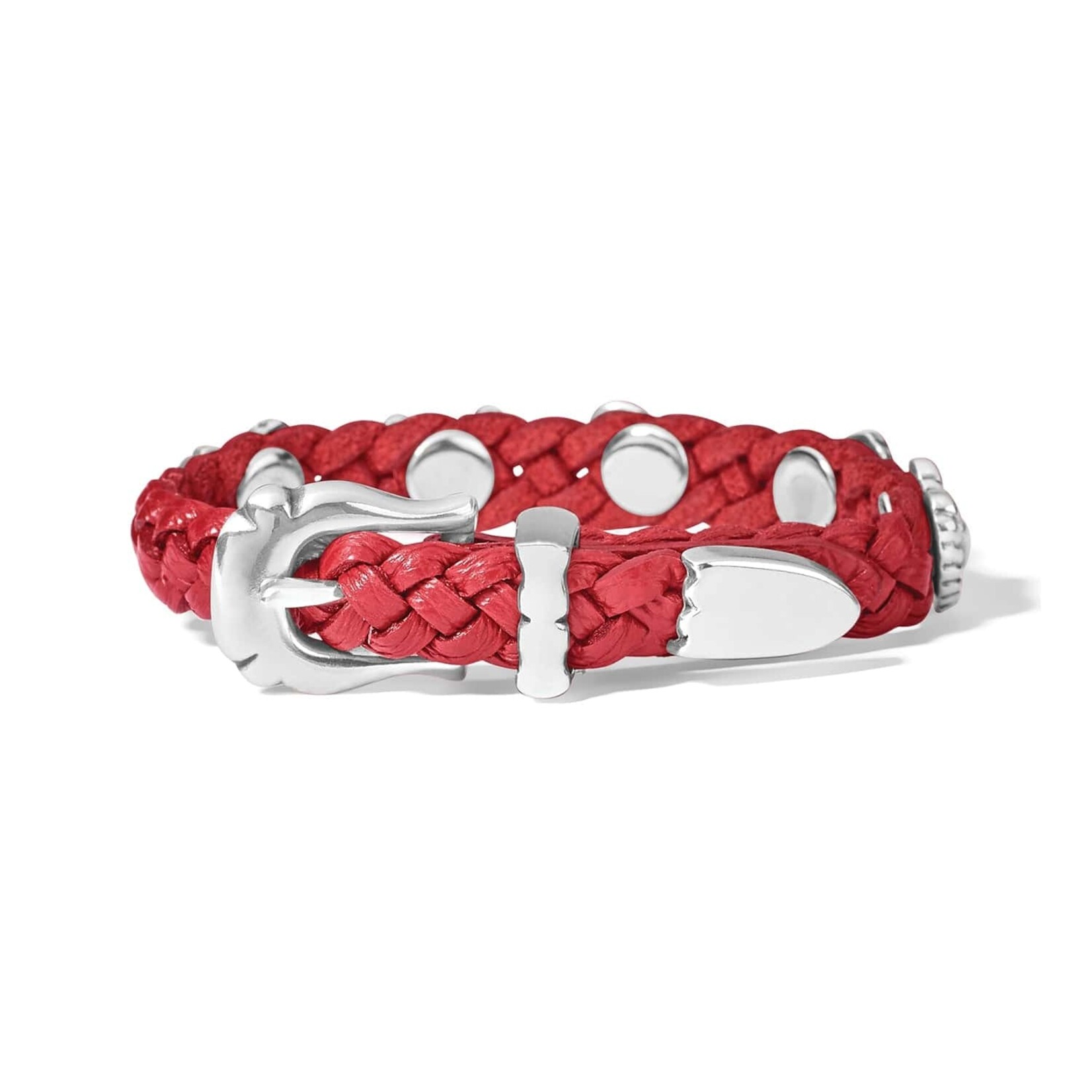 Brighton 07475B Roped Heart Braid Bandit Bracelet 3/8 Lipstick