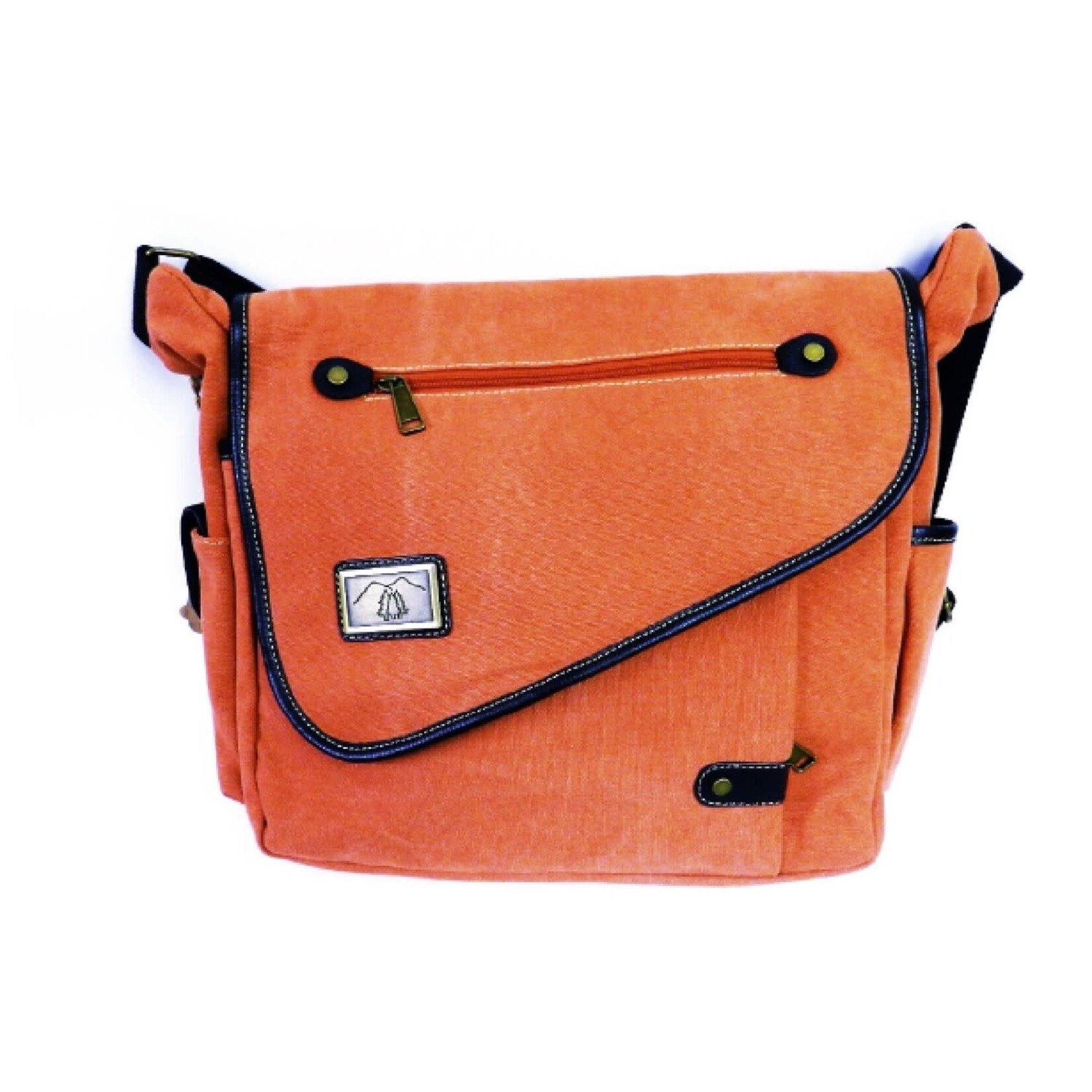 Triple Tree Canvas 3948 Coral Canvas Shoulder Bag 13"