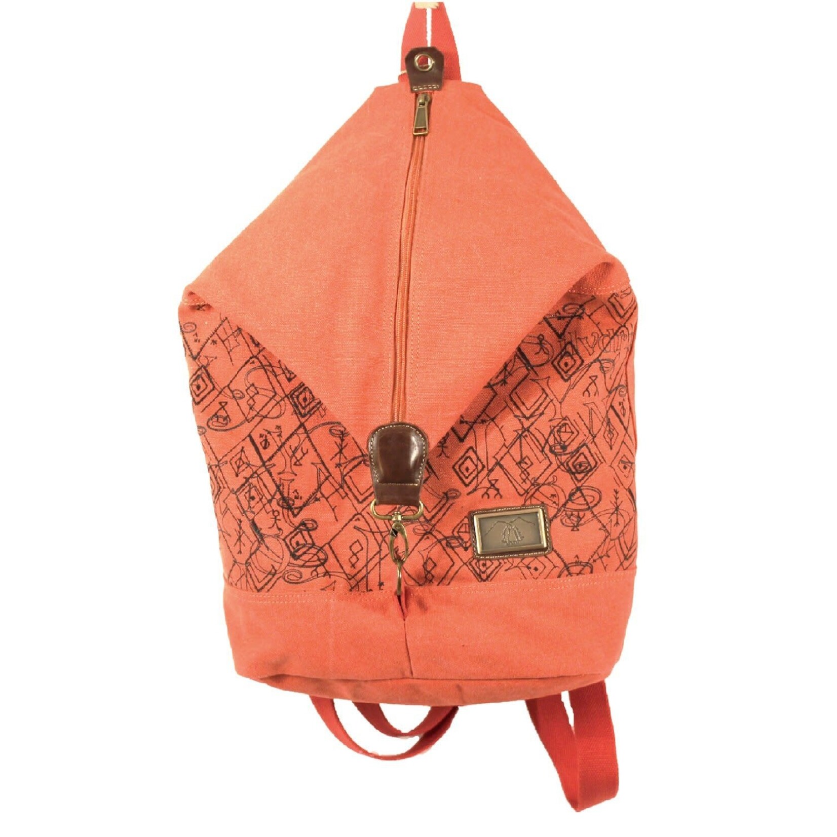 Triple Tree Canvas 3973 Coral Canvas Sling/Backpack 18"
