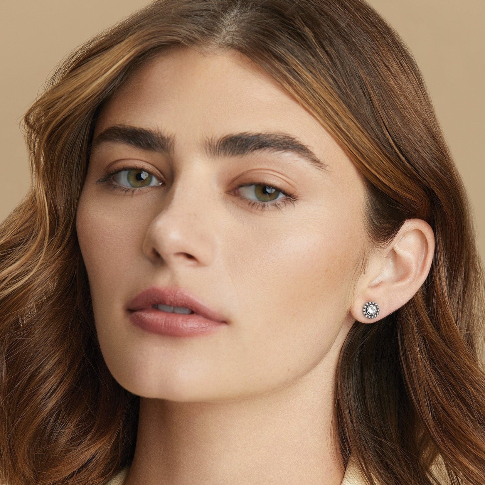 Brighton J20492 Silver Twinkle Mini Post Earrings