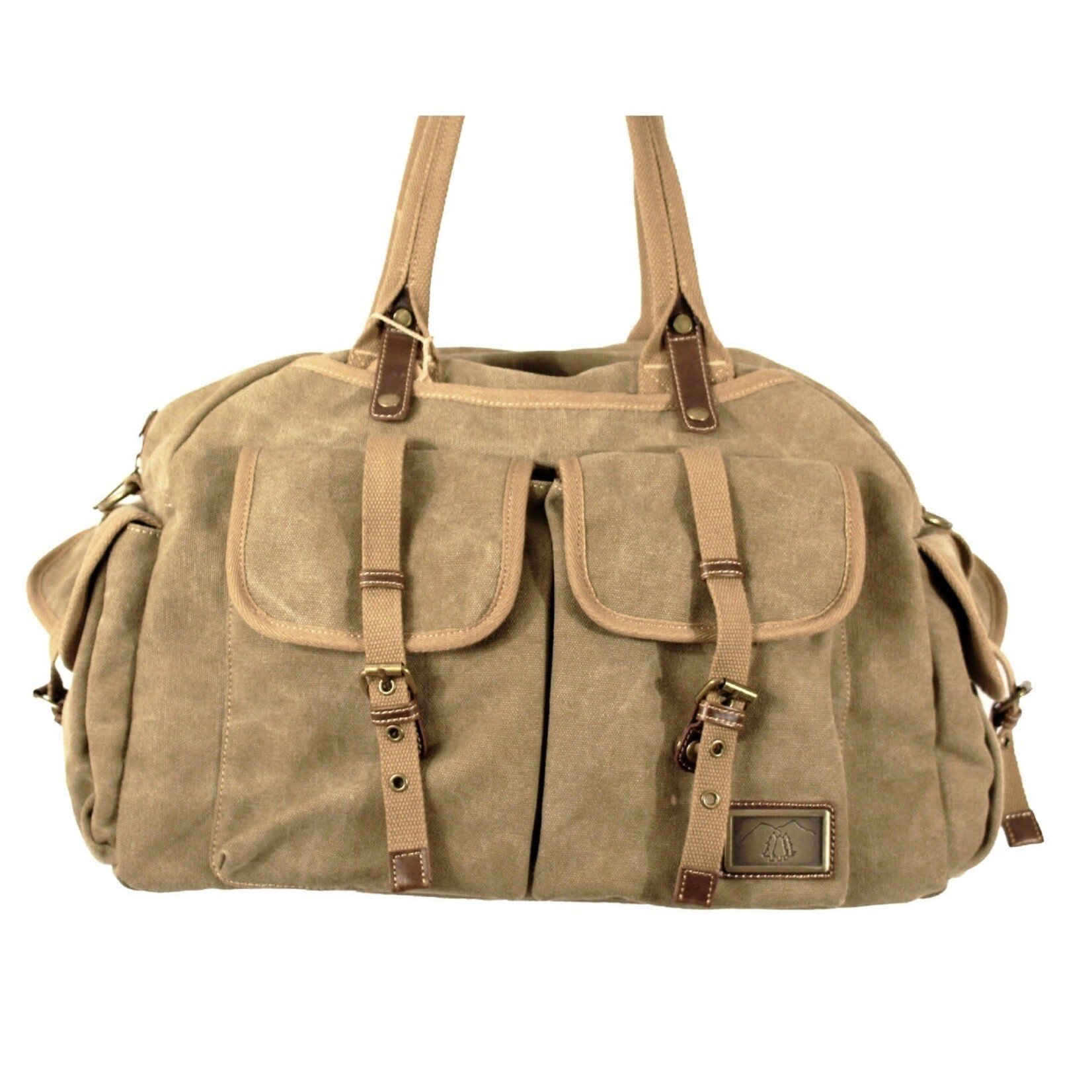 Triple Tree Canvas 3976 Khaki Canvas Duffel