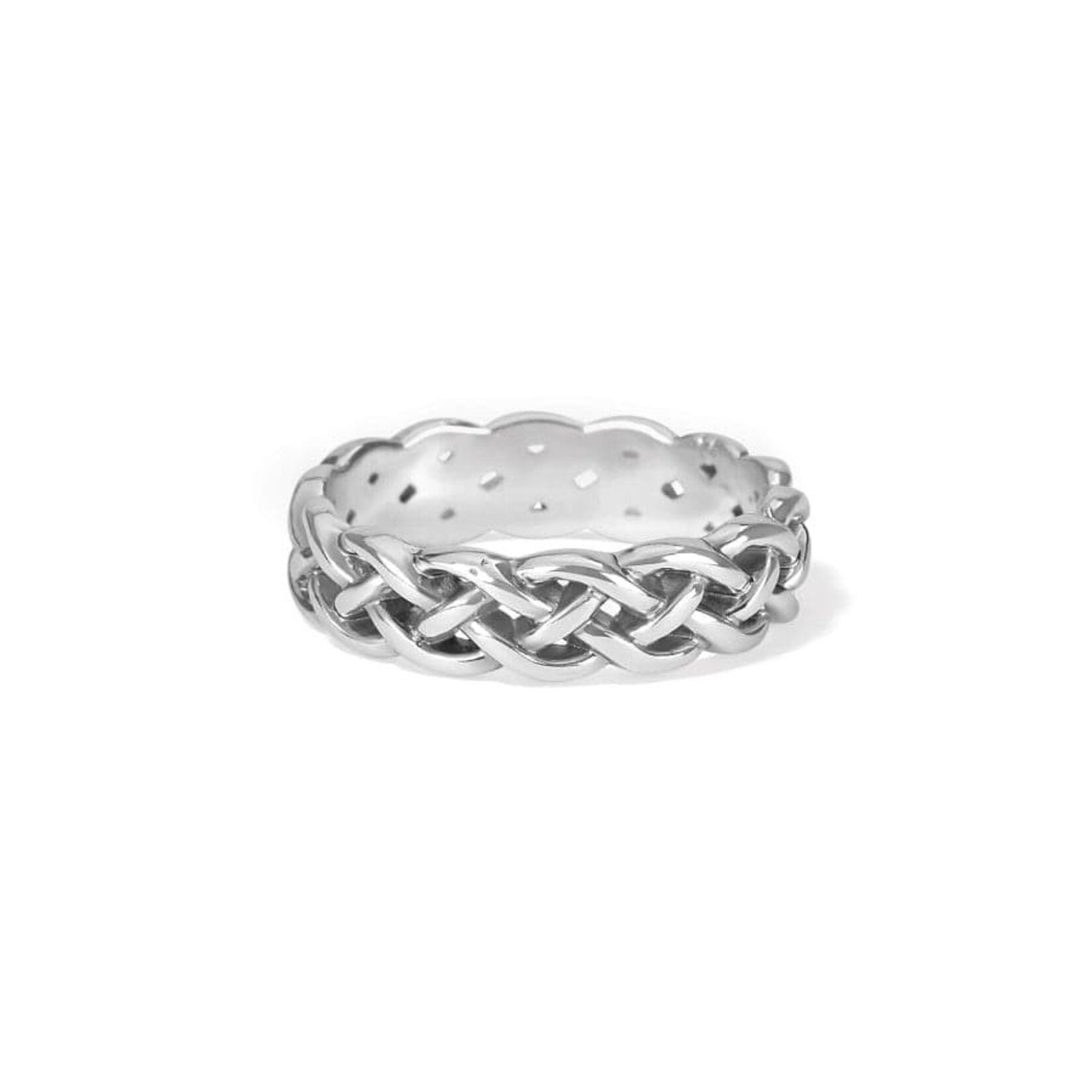 Brighton J63000 Interlok Braid Band Ring - Size 6