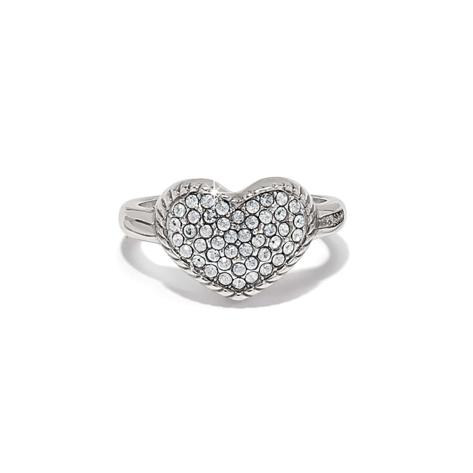 Brighton J63241 - Size 10 - Illumina Celeste Heart Ring