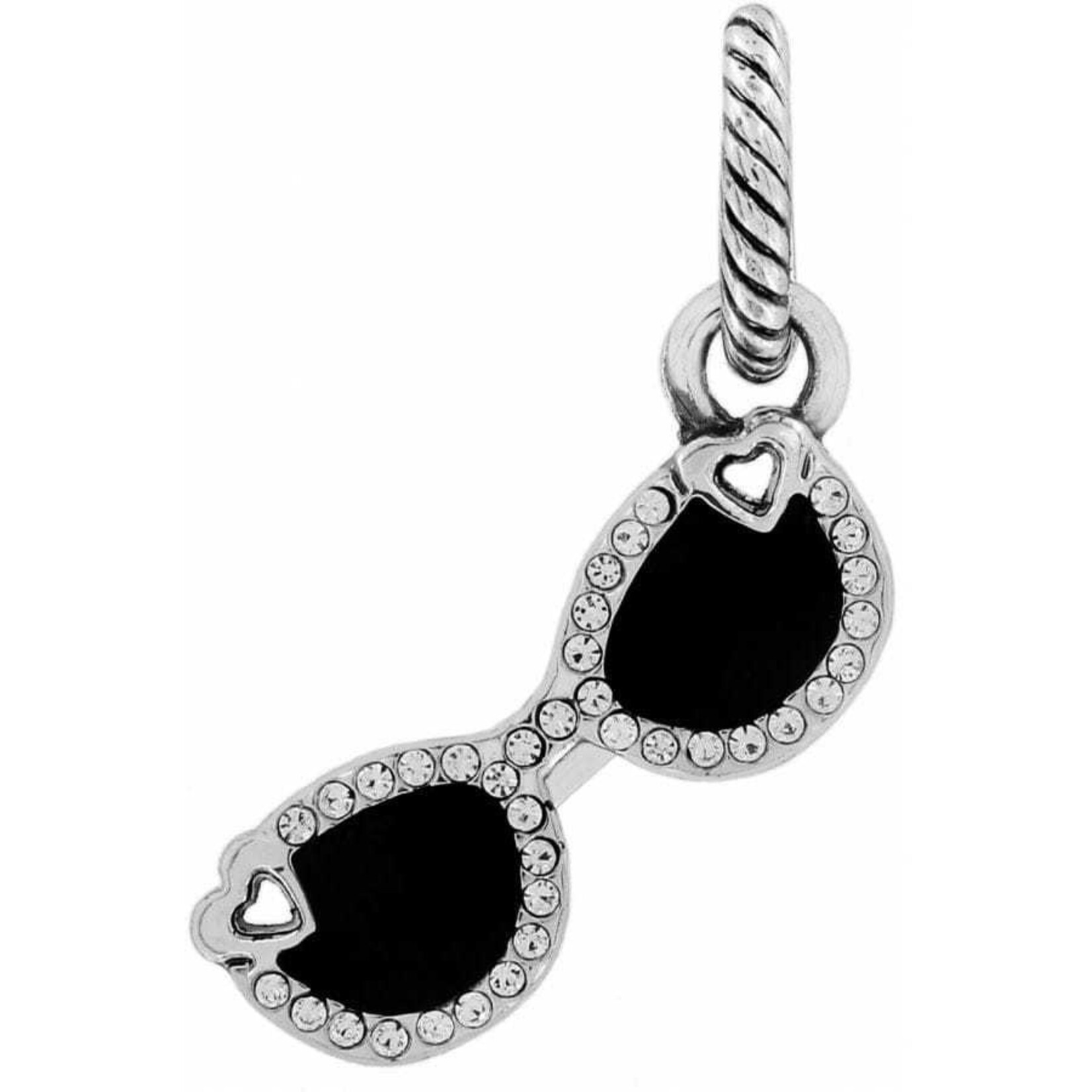 Brighton J94642 Silver/Black In the Sun Charm