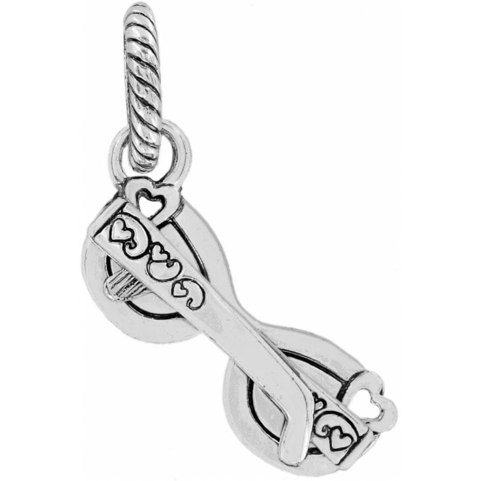 Brighton J94642 Silver/Black In the Sun Charm