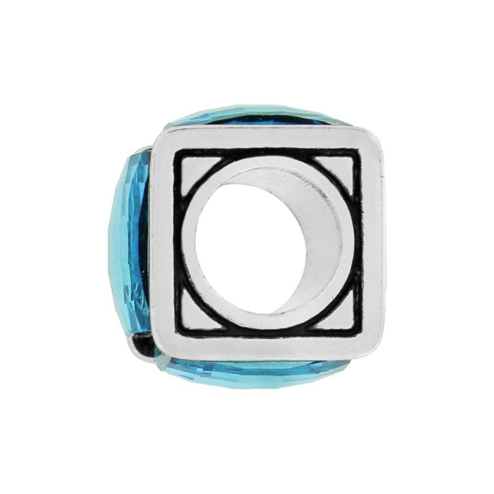 Brighton J96446 Aqua Ice Cube Bead