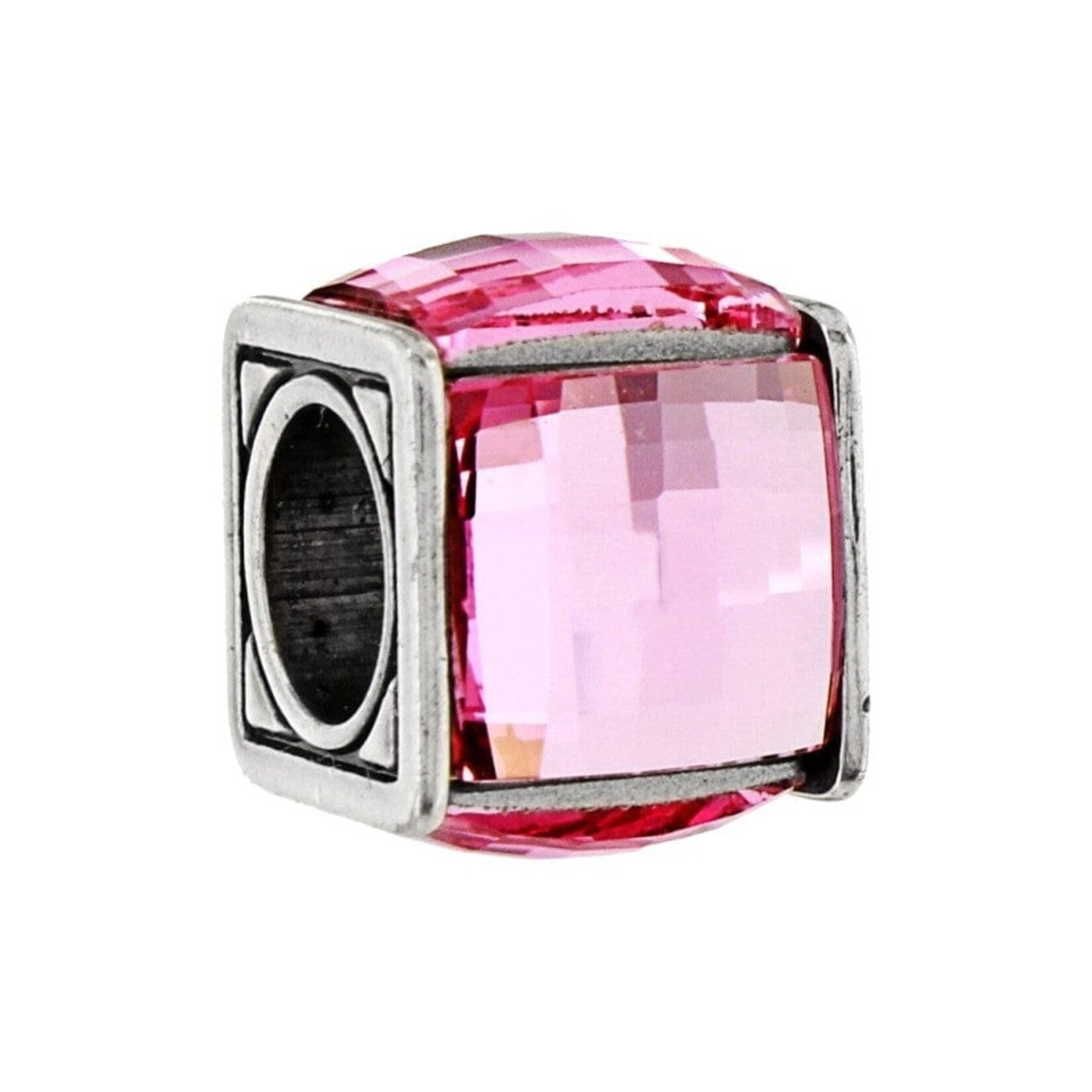 Brighton J9644G Rose Ice Cube Bead
