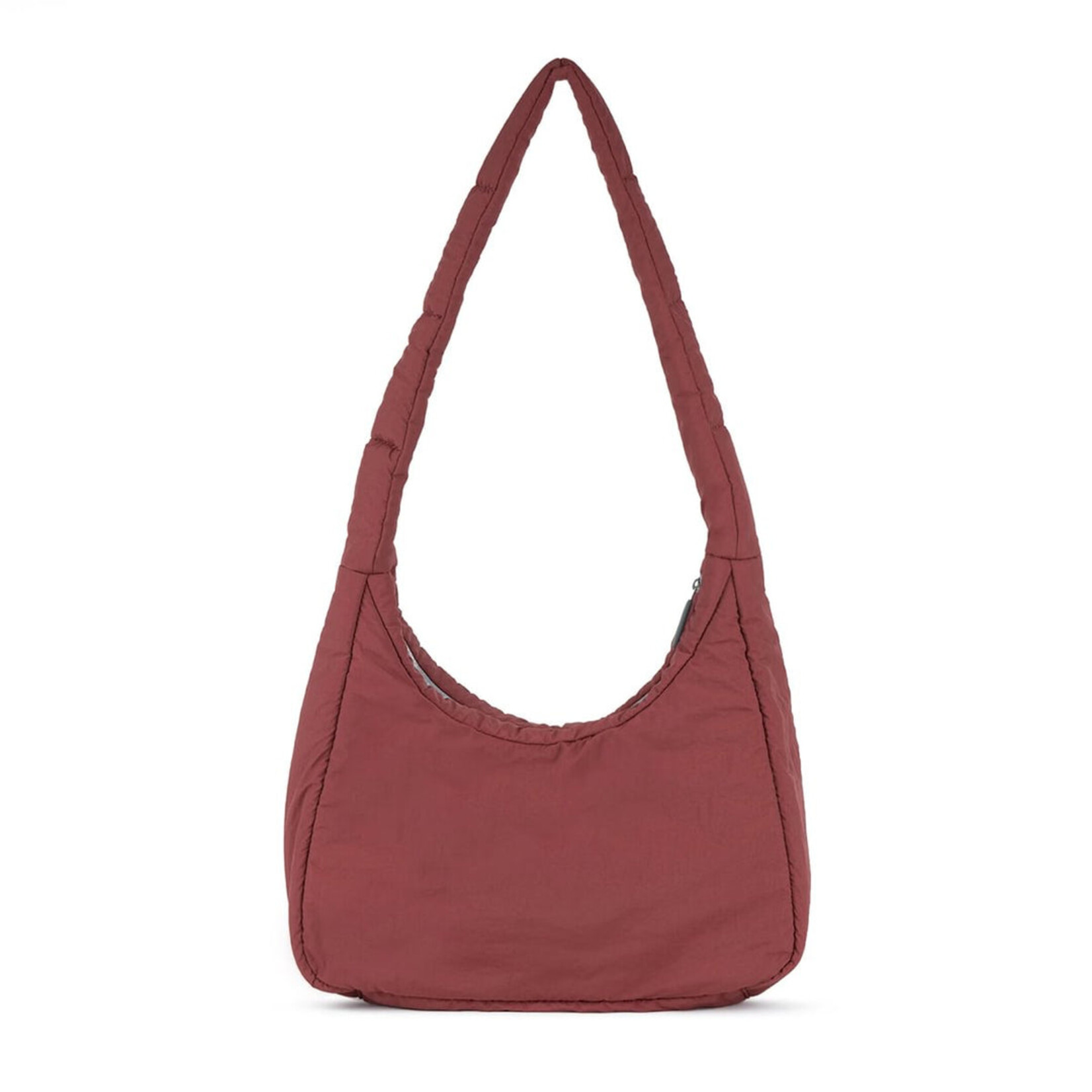 ORI London Belsize Hobo - Bordeaux Taslon - Medium
