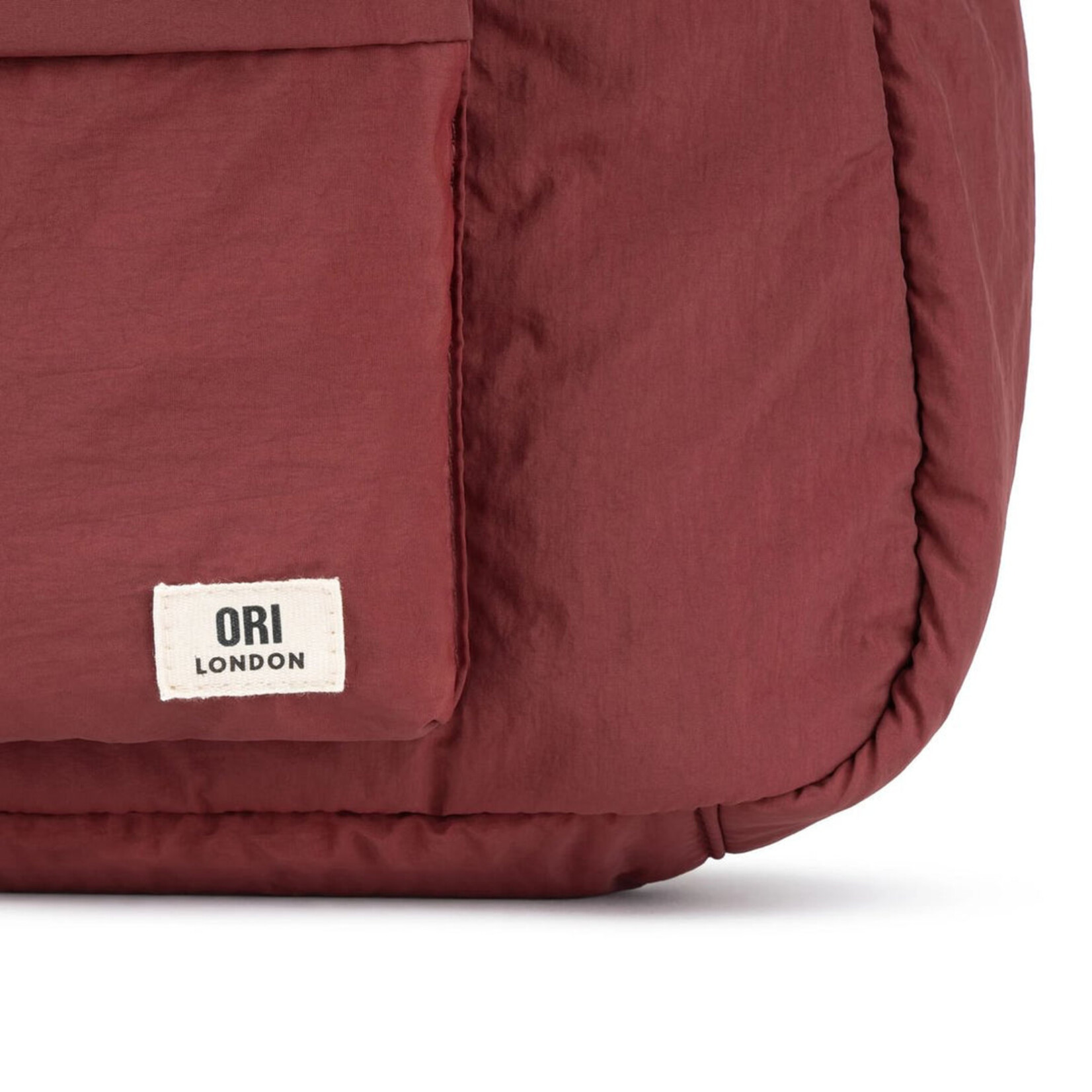 ORI London Belsize Hobo - Bordeaux Taslon - Medium