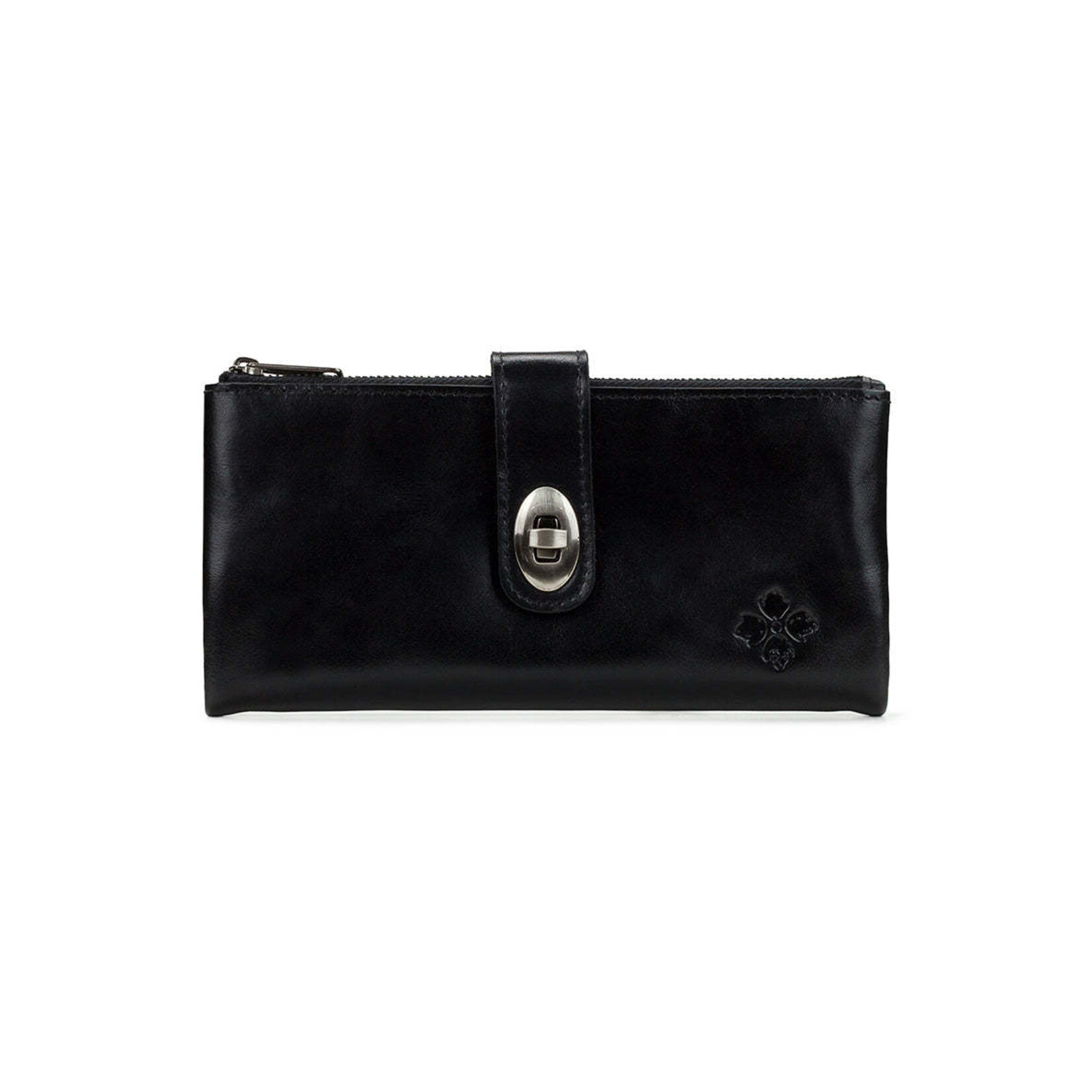 Patricia Nash Annesley Wristlet / Wallet - Vintage Distressed Black