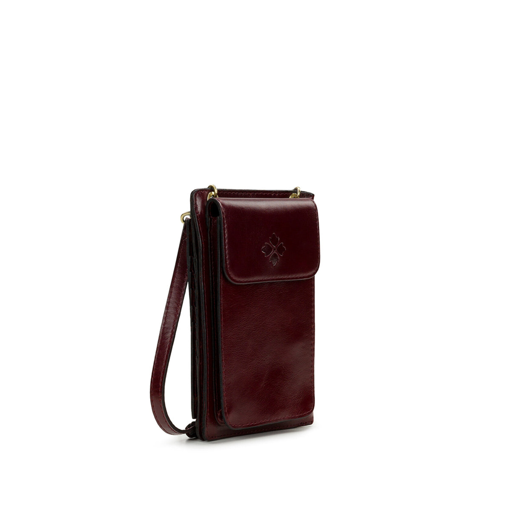 Patricia Nash Chiavella Phone Crossbody - Oxblood