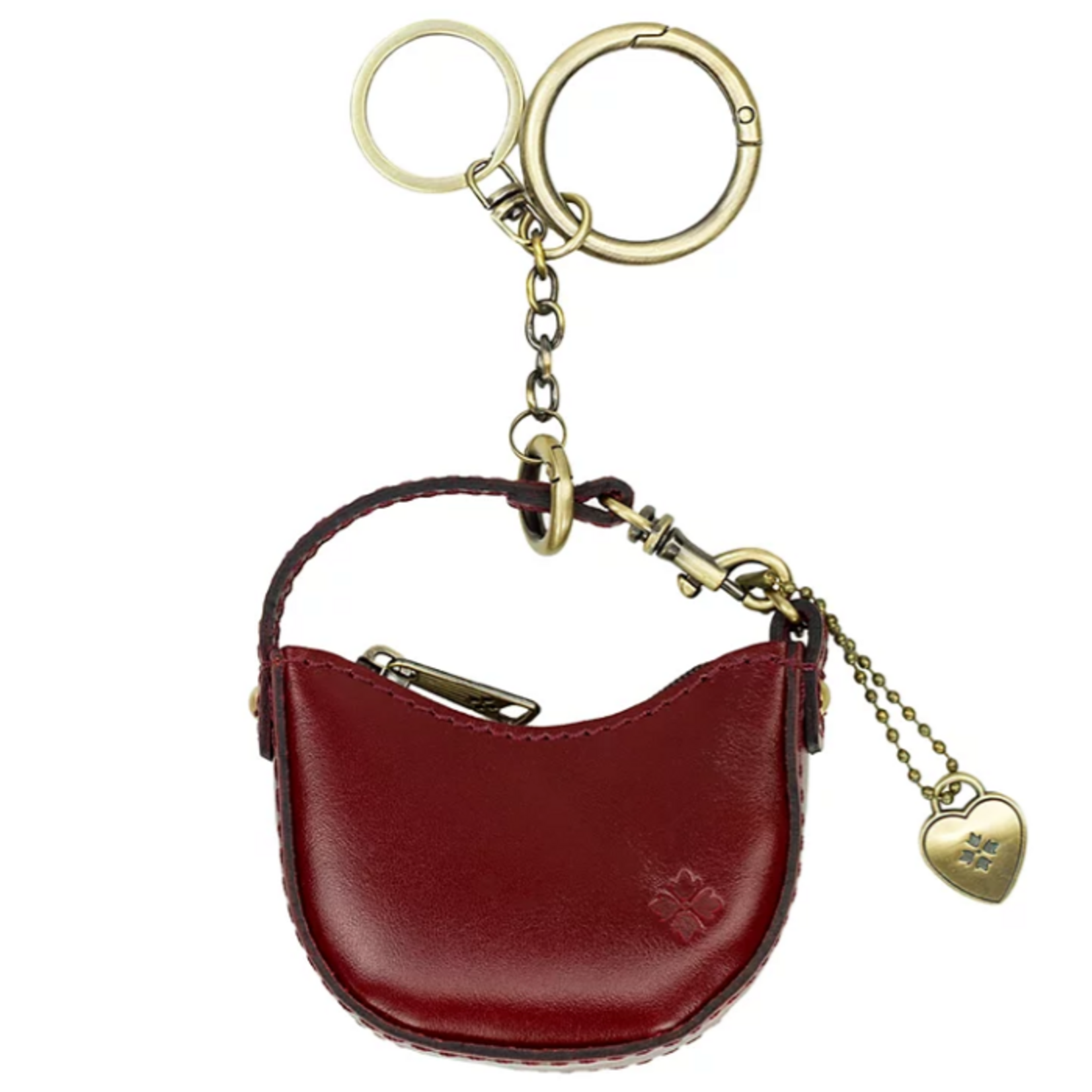 Patricia Nash Mini Morgana Bag Charm - Oxblood
