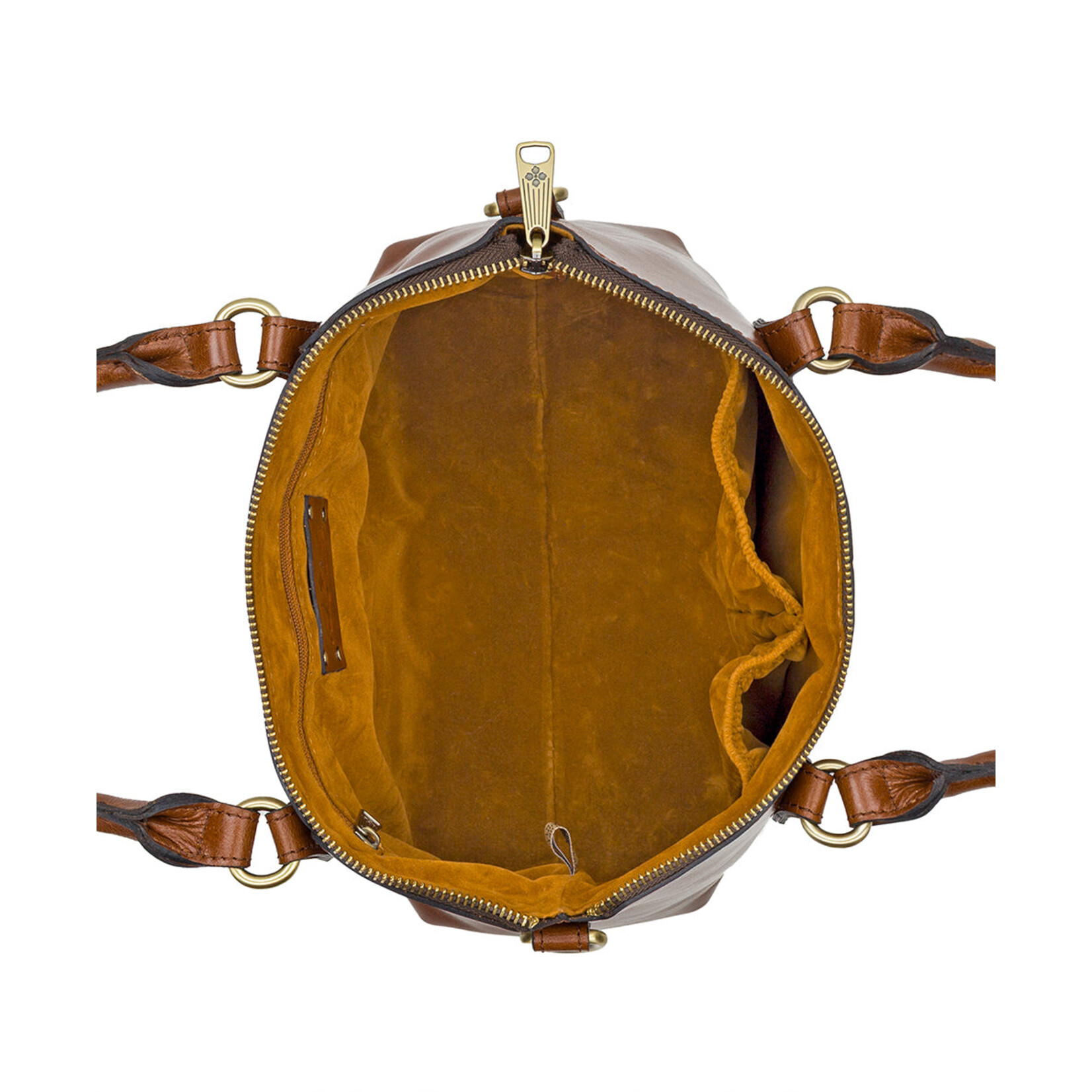 Patricia Nash Zora Top Handle Crossbody - Cognac