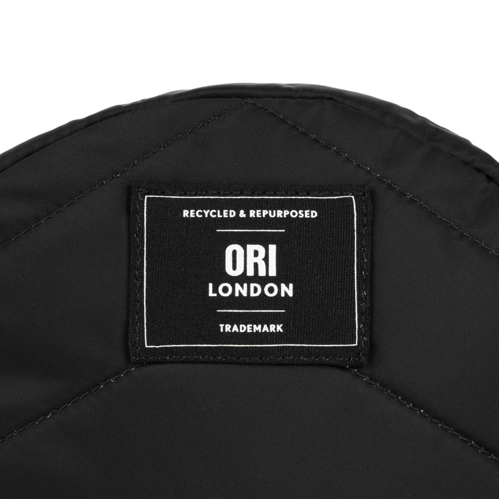ORI London Paddington B Waist Pack - All Black Recycled Nylon