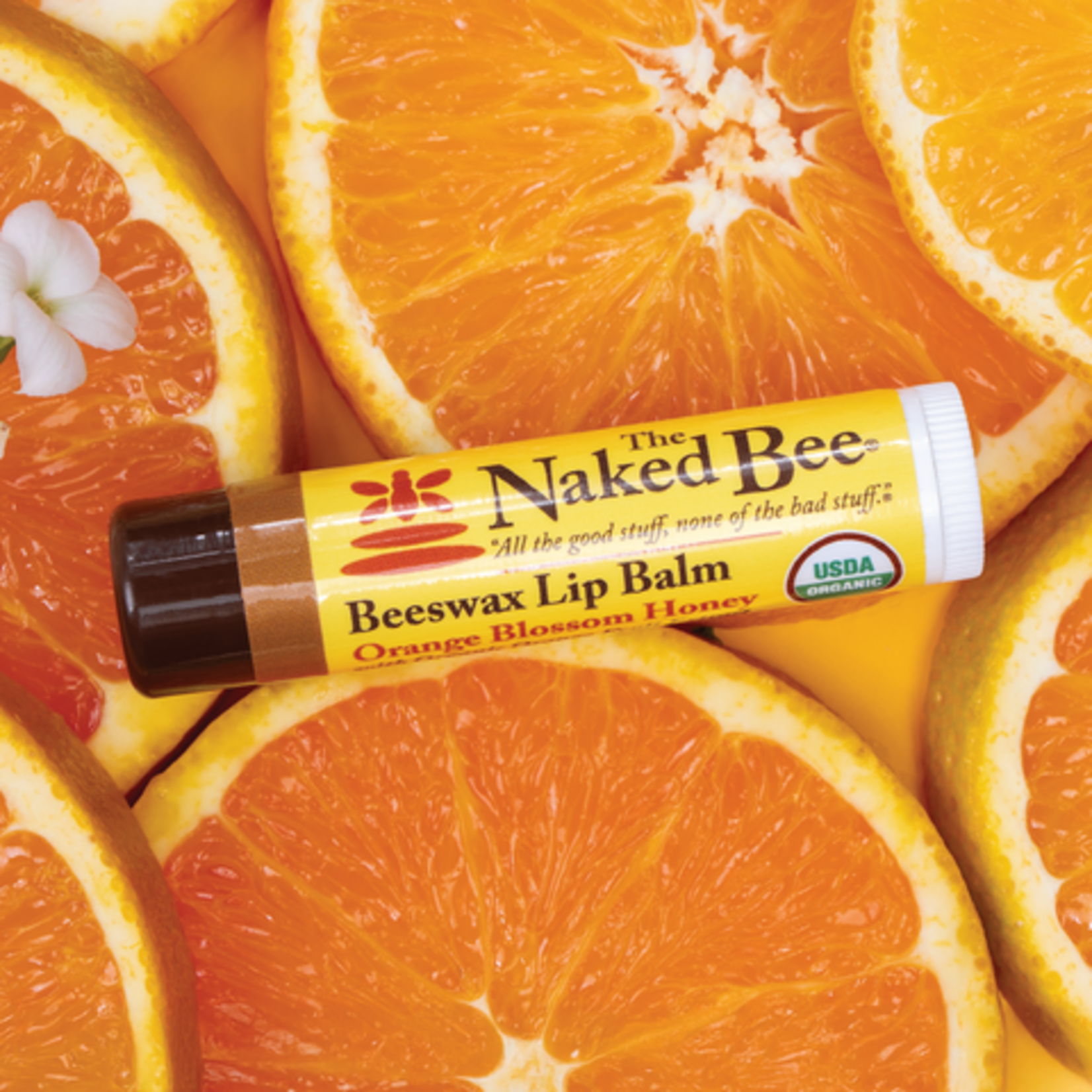 The Naked Bee .15 oz Orange Blossom Honey Lip Balm
