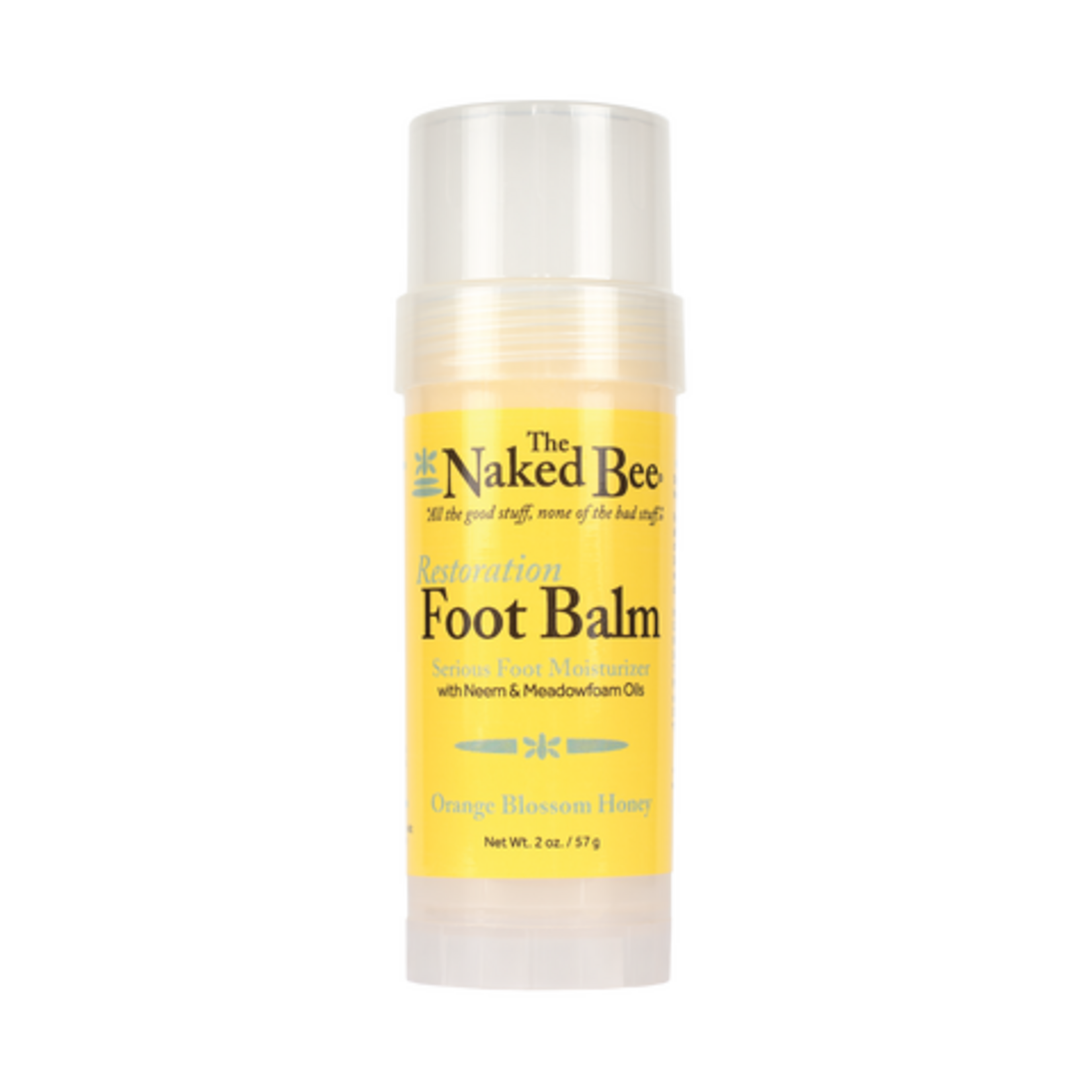 The Naked Bee 2 oz. Orange Blossom Honey Restoration Foot Balm