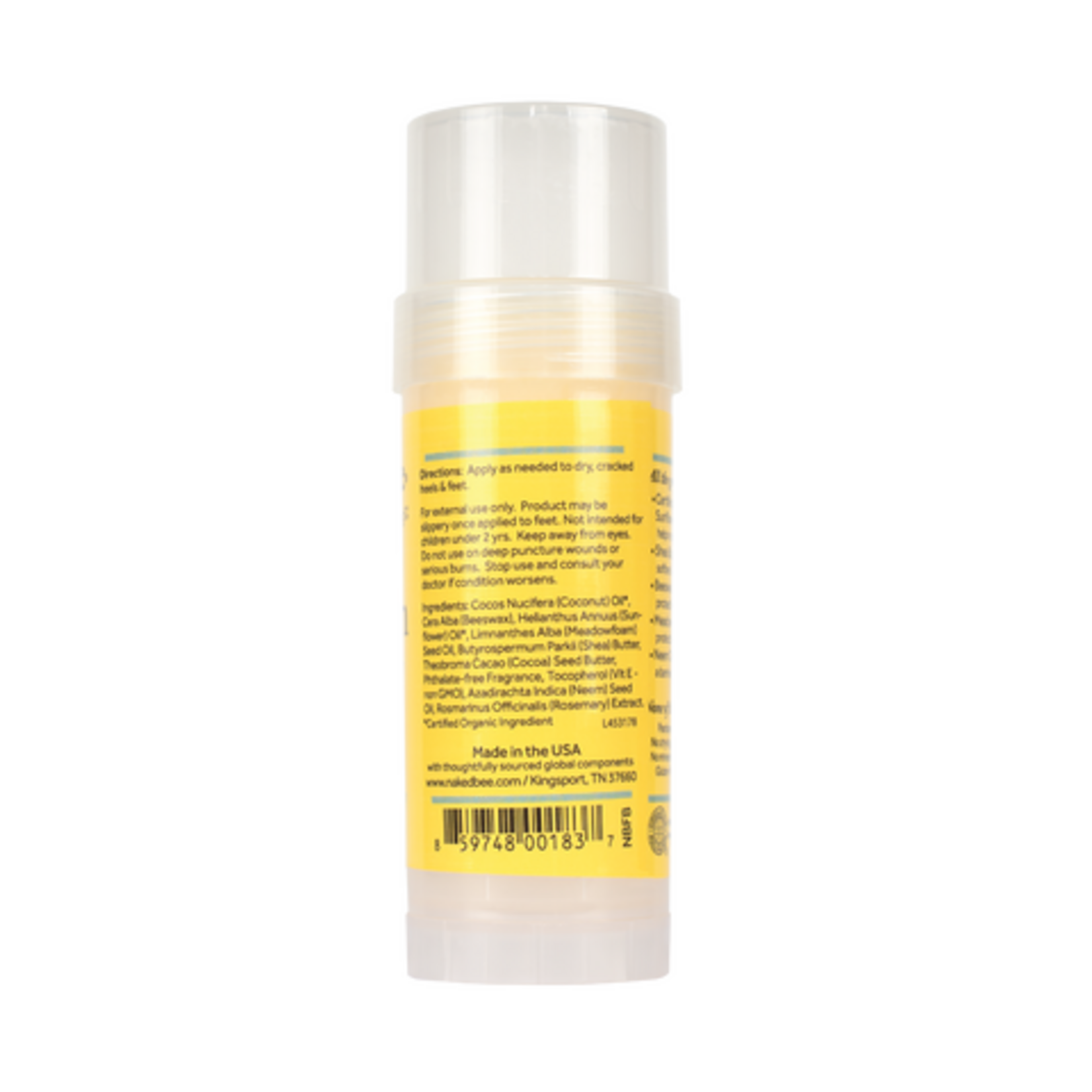 The Naked Bee 2 oz. Orange Blossom Honey Restoration Foot Balm