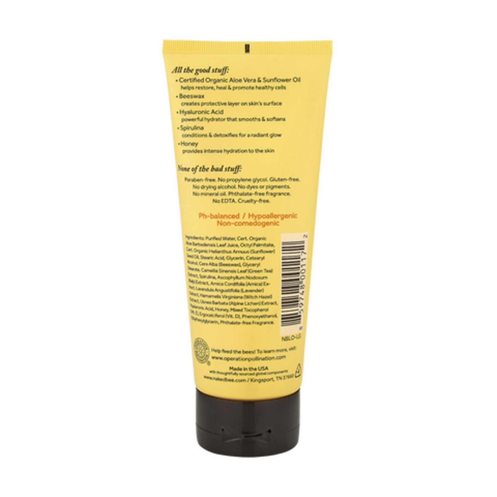 The Naked Bee 6.7oz Orange Blossom Honey Large Hand & Body Lotion