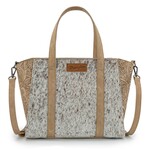 Wrangler WG252-8012TN - Tan - Wrangler Genuine Hair-On Cowhide Tote/Crossbody