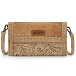 Wrangler WG252-C012TN - Tan - Wrangler Wallet/Wristlet/Crossbody