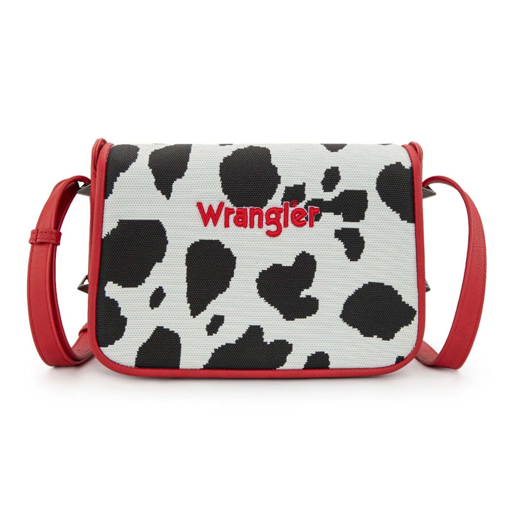 Wrangler WG301-1833RD - Red - Wrangler Cow Print Crossbody